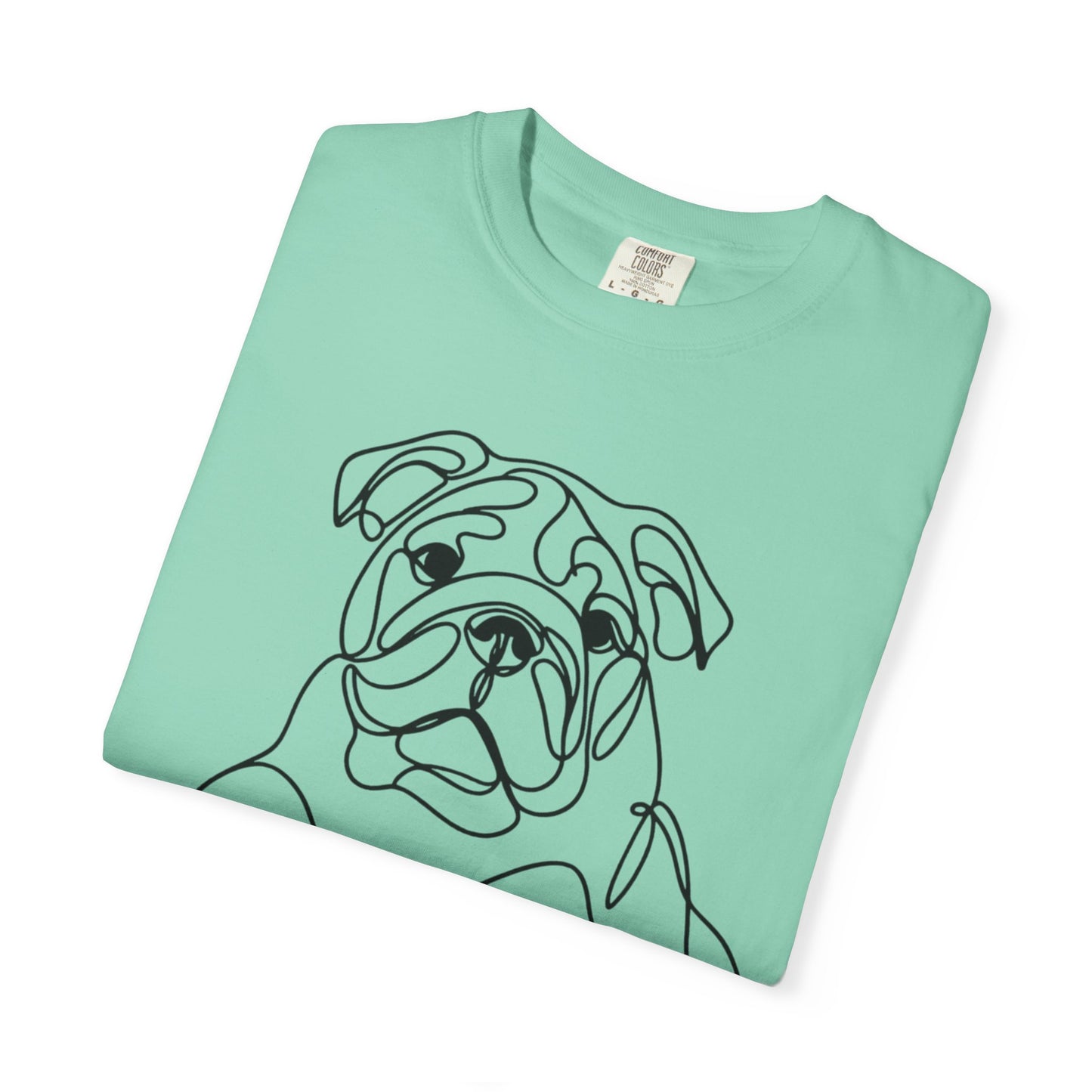 Bulldog Line Art Unisex T-Shirt - Perfect for Dog Lovers & Casual Days