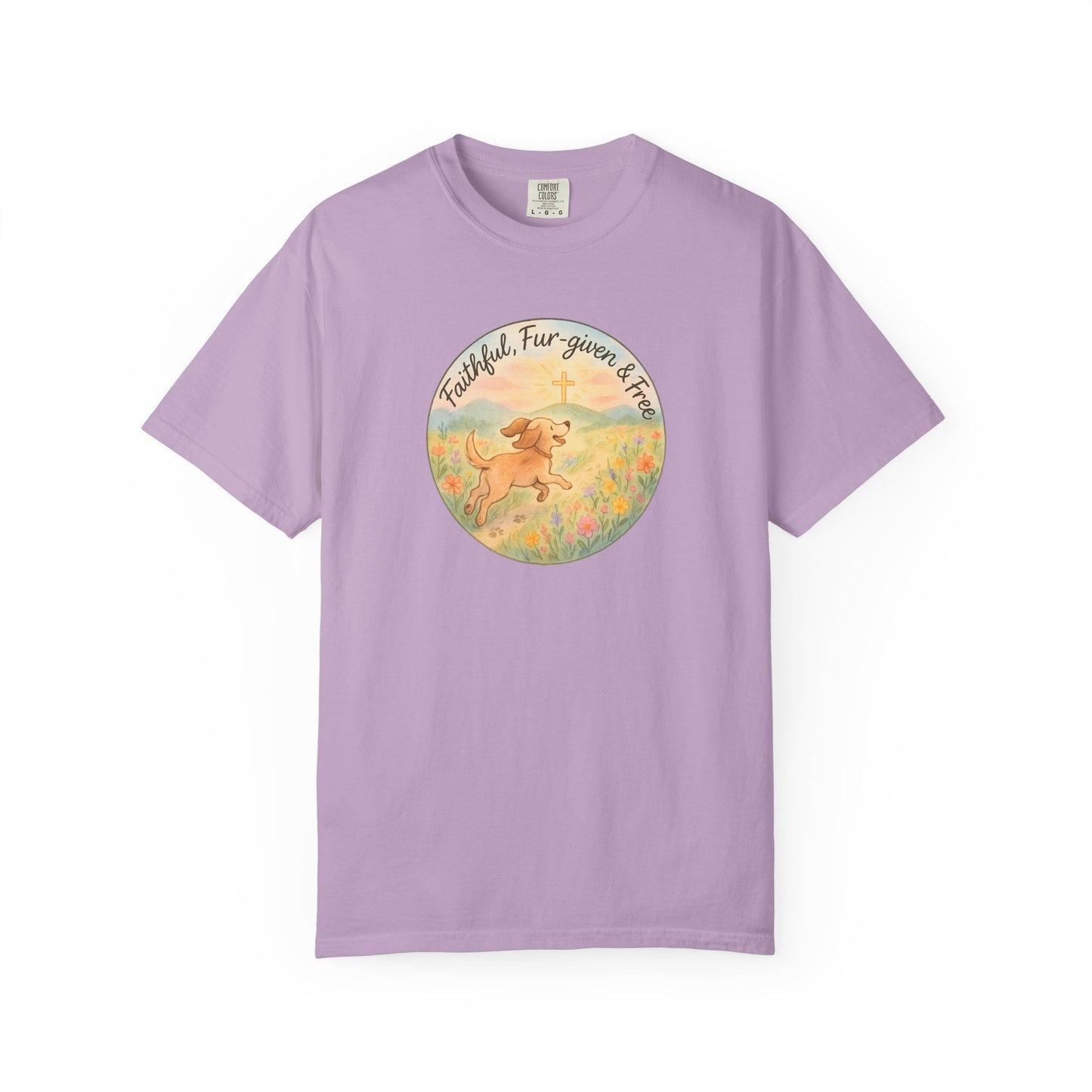 Faithful Dog Lover T-Shirt, Garment-Dyed Tee, Perfect Gift for Dog Owners, Pet Lovers, Animal Rescue Advocates, Casual Wear