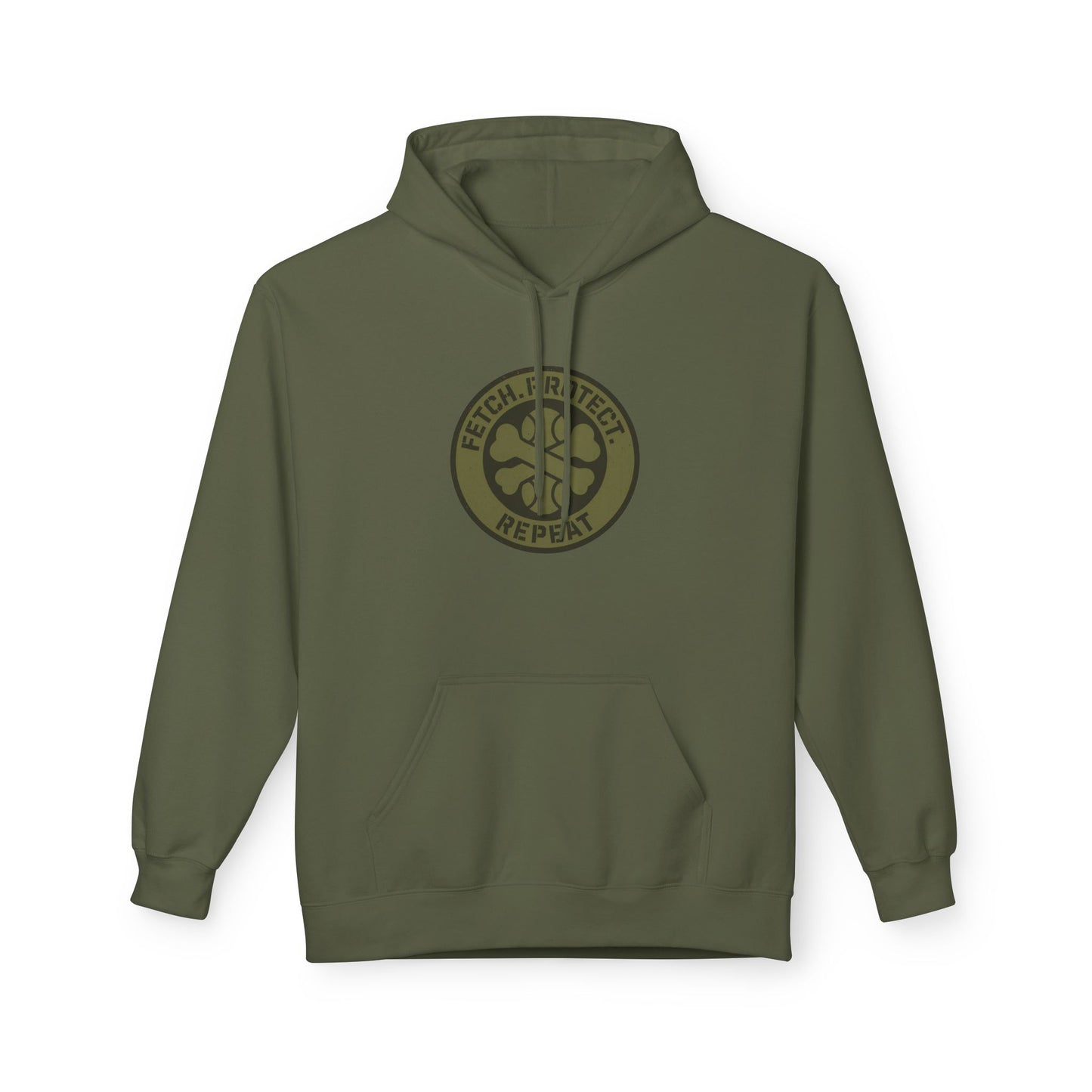 Dog Dad Fleece Hoodie, Unisex Softstyle Hooded Sweatshirt, Perfect Gift for Dog Lovers, Comfortable and Stylish