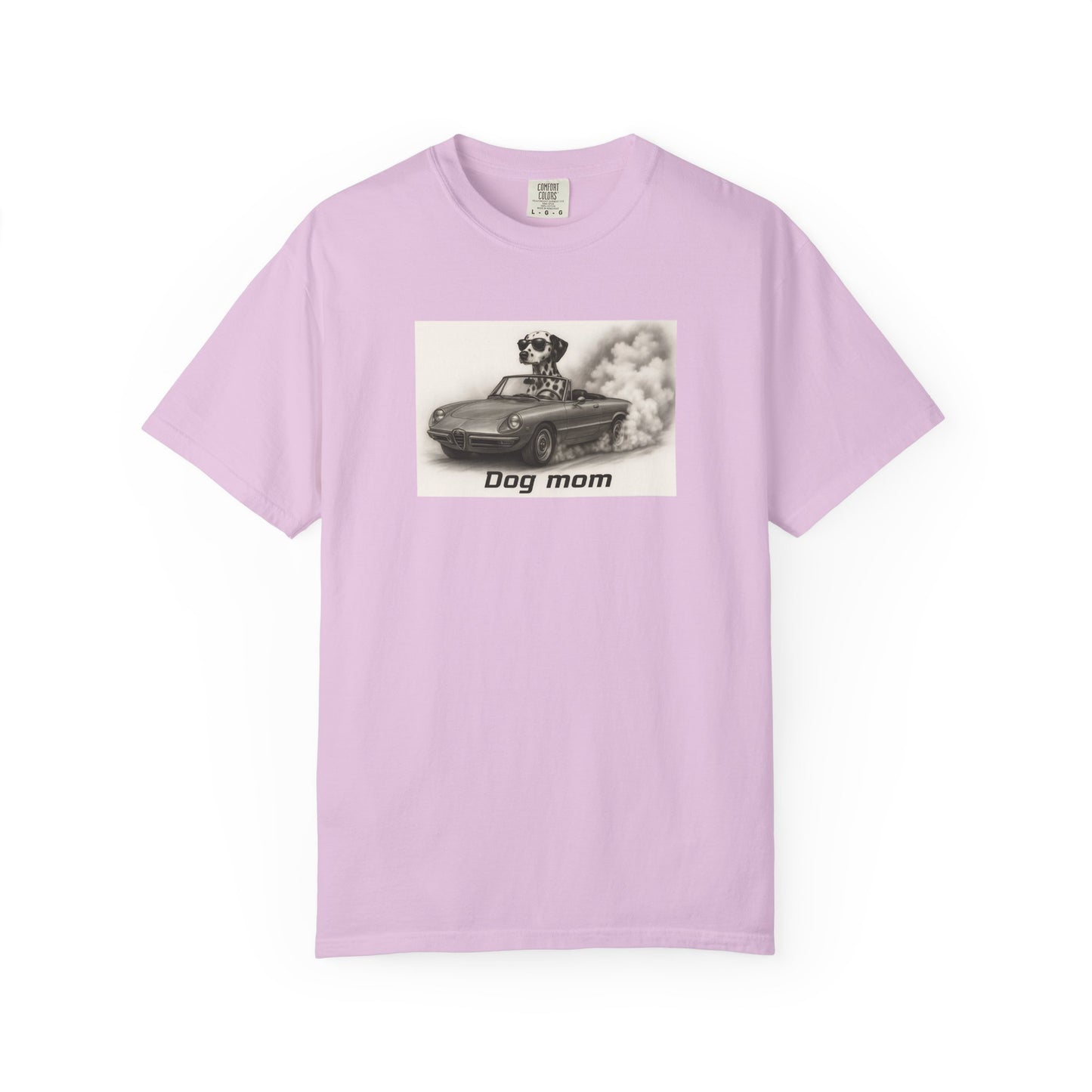 Dog Mom - Dalmatian - “Cool Dogs in Cool Cars” T-Shirt Collection