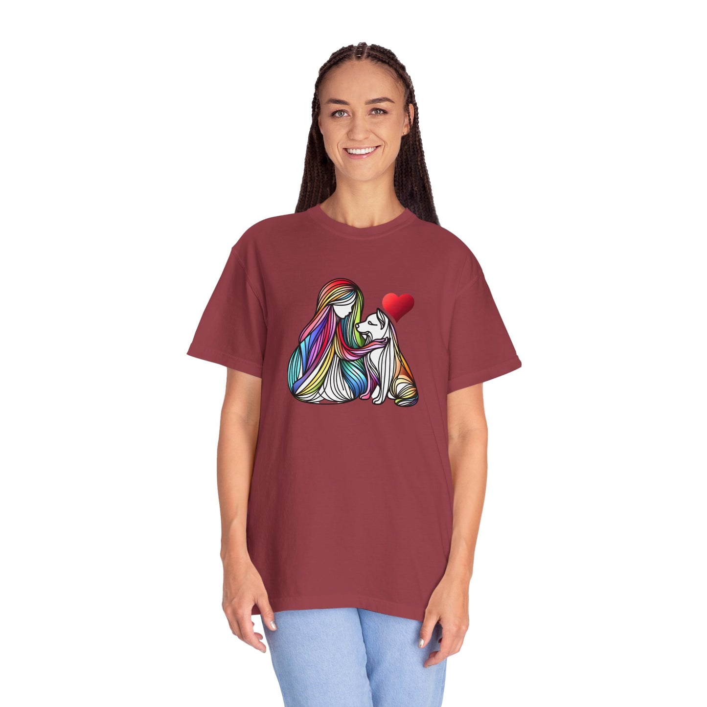 Colorful Dog Love T-Shirt