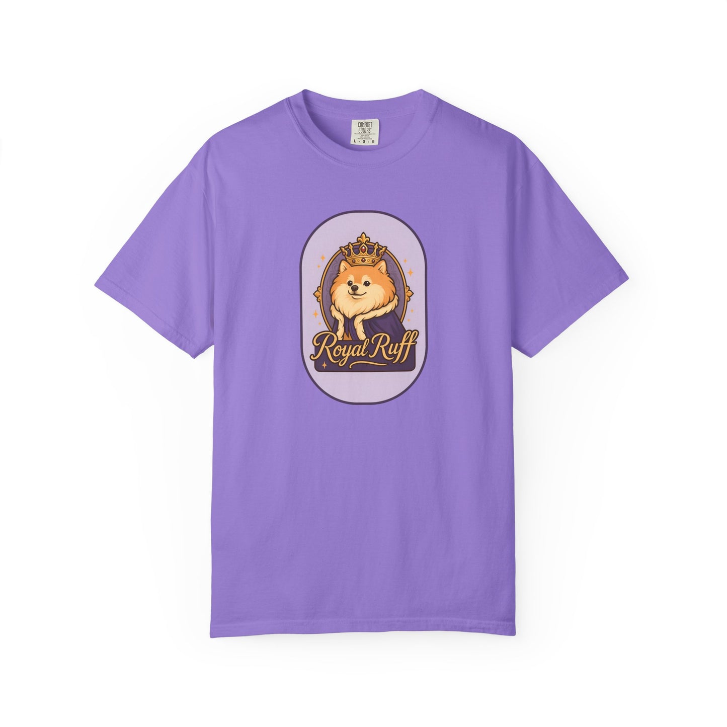 Dog Lover's Royal Ruff T-Shirt - Unisex Funny Pet Tee, Gift for Dog Parents, Cute Animal Shirt, Pet Memorial, Birthday Gift
