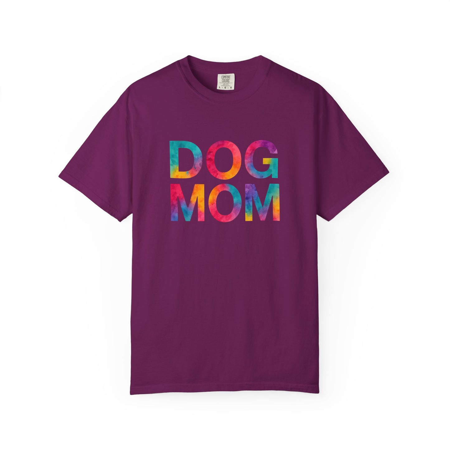 Colorful Dog Mom T-Shirt, Cute Pet Lover Tee, Perfect Gift for Dog Owners, Casual Wear, Animal Lovers Apparel