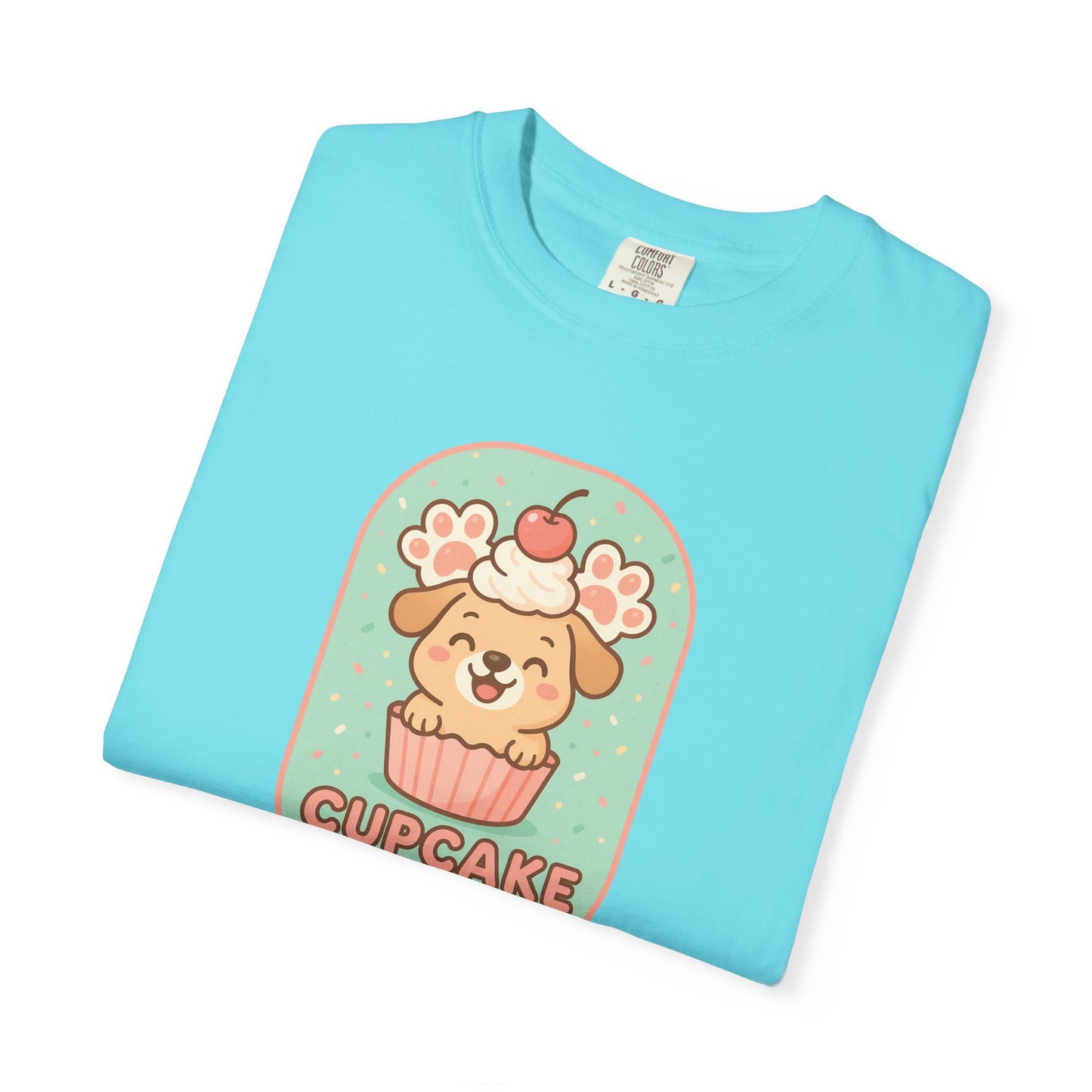 Cute Dog Cupcake Pawty Unisex T-shirt, Perfect for Animal Lovers, Pet Birthdays, Gifts, Casual Wear, Fun Gatherings, Dog Celebrations