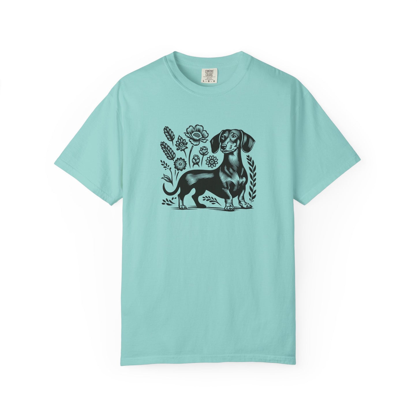 Floral Dachshund T-Shirt