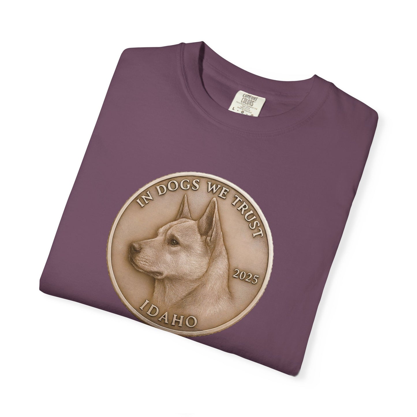 Idaho State Coin T-Shirt Collection - Proud Dog Breed Illustrations