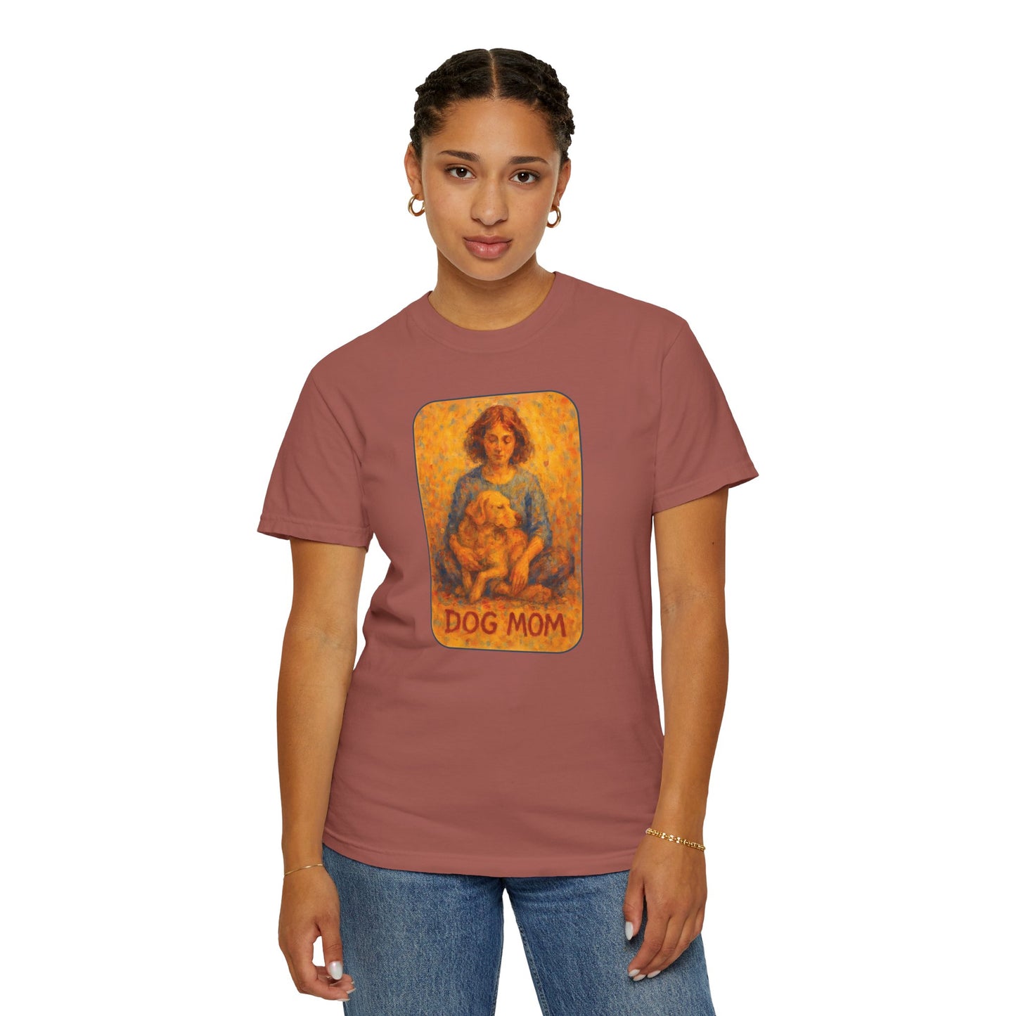 Dog Mom Vintage Style Unisex T-Shirt, Cute Dog Lover Gift, Pet Parent Tee, Casual Wear, Great for Birthdays, Dog Appreciation Day