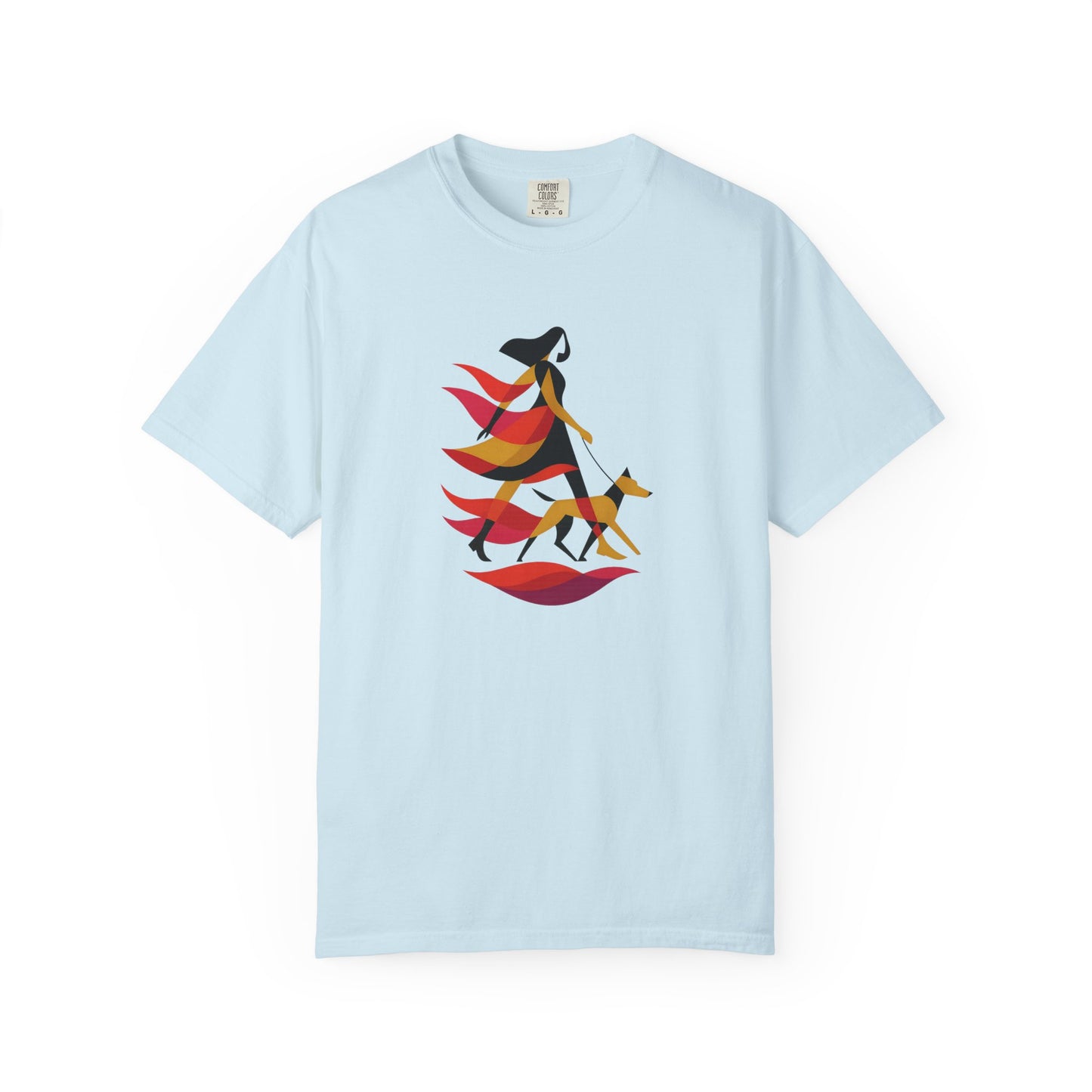 Nature-Inspired Dog Mom Walking Tee