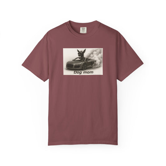 Dog Mom - Mexican Hairless - “Cool Dogs in Cool Cars” T-Shirt Collection