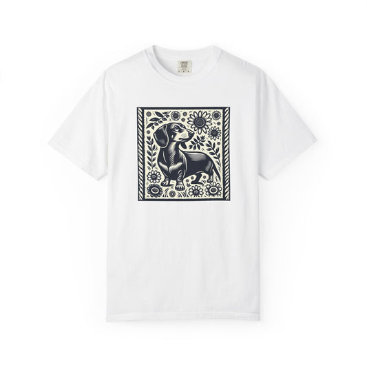 Dachshund Floral Unisex T-Shirt - Perfect for Dog Lovers