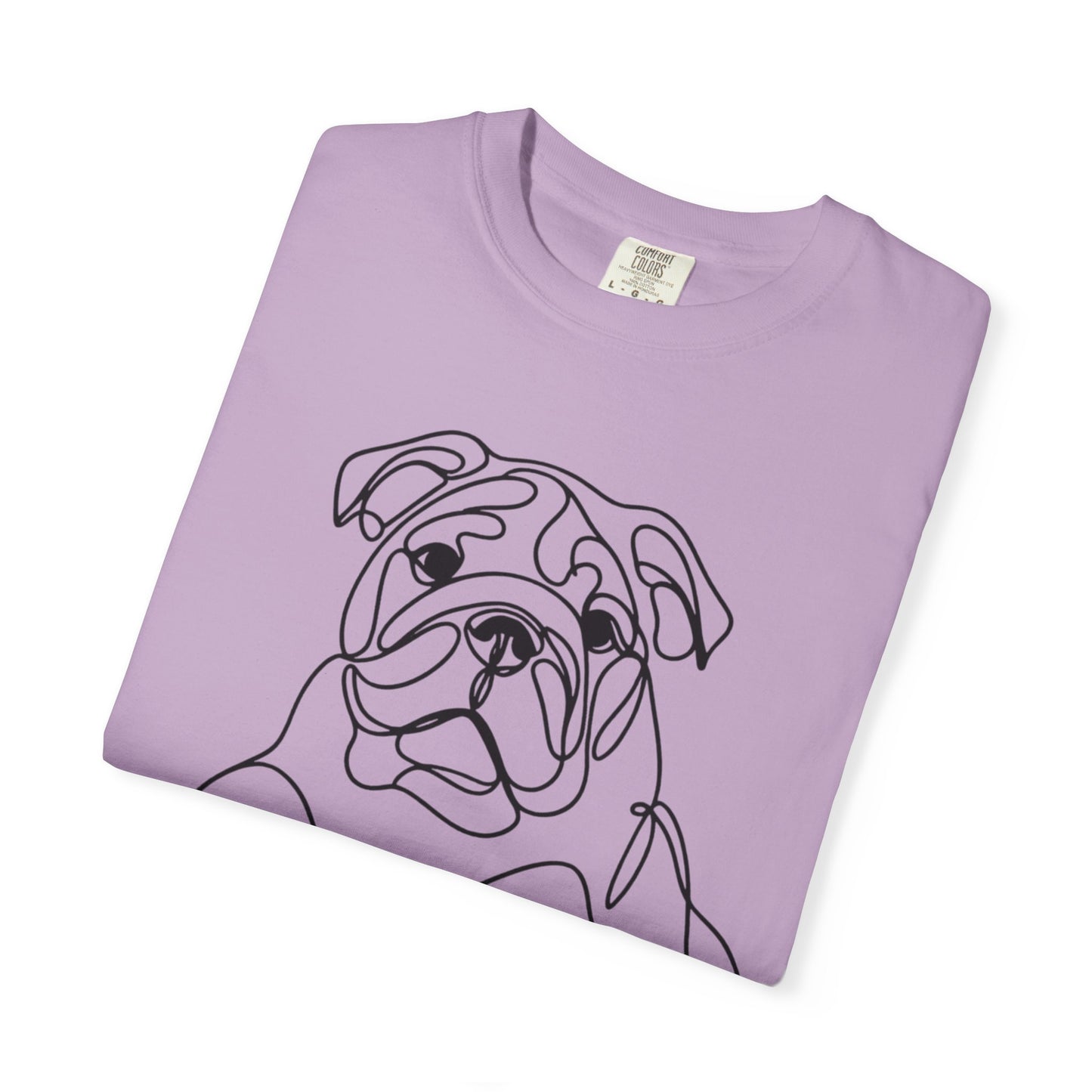 Bulldog Line Art Unisex T-Shirt - Perfect for Dog Lovers & Casual Days