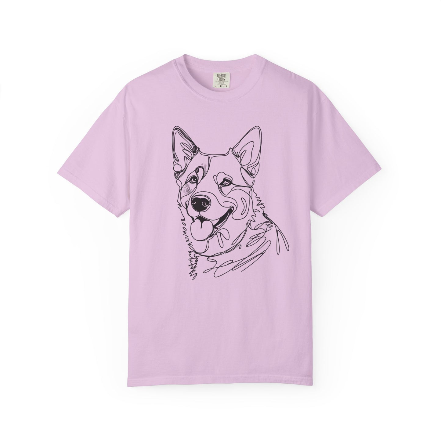 Blue Heeler Line Art Tee