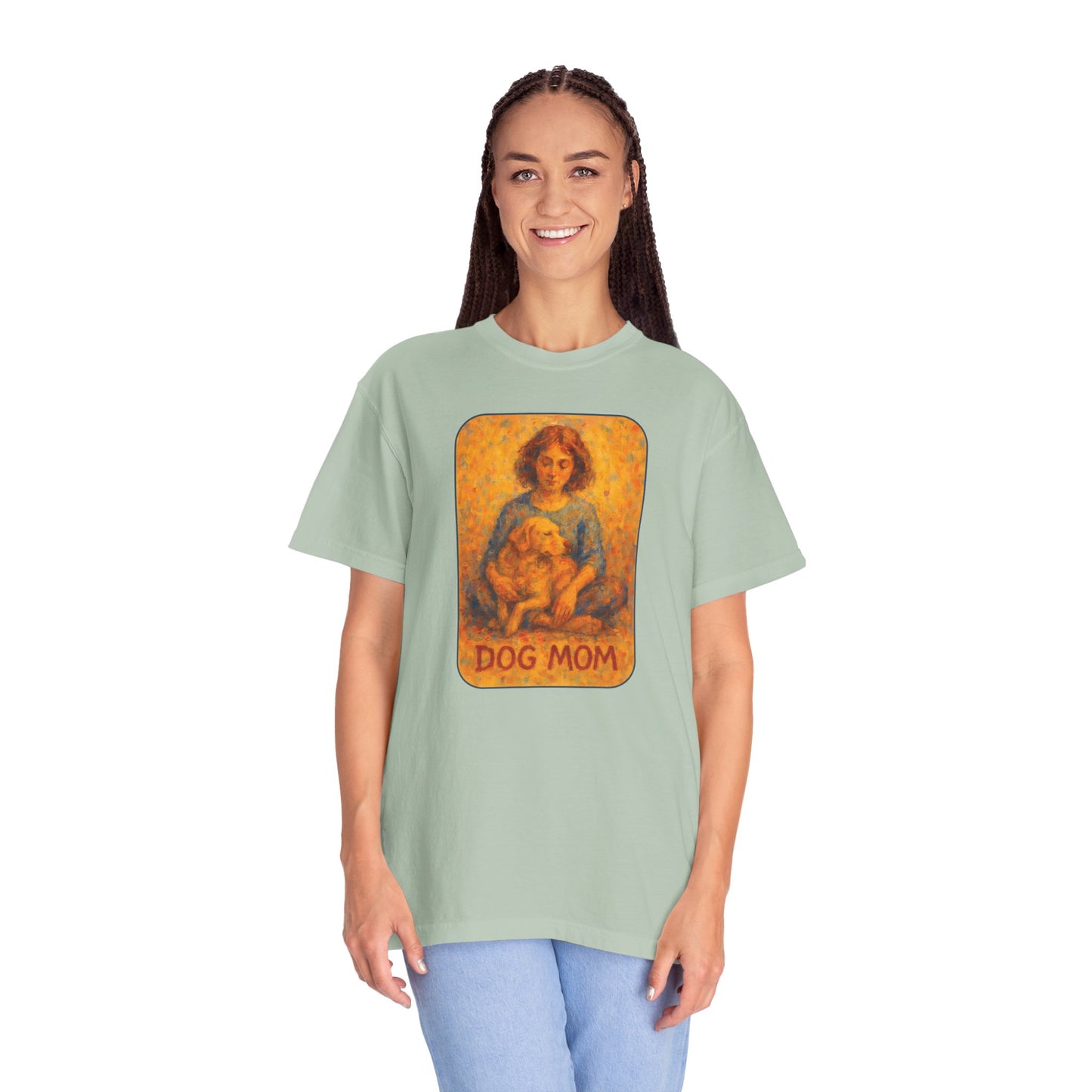 Dog Mom Vintage Style Unisex T-Shirt, Cute Dog Lover Gift, Pet Parent Tee, Casual Wear, Great for Birthdays, Dog Appreciation Day