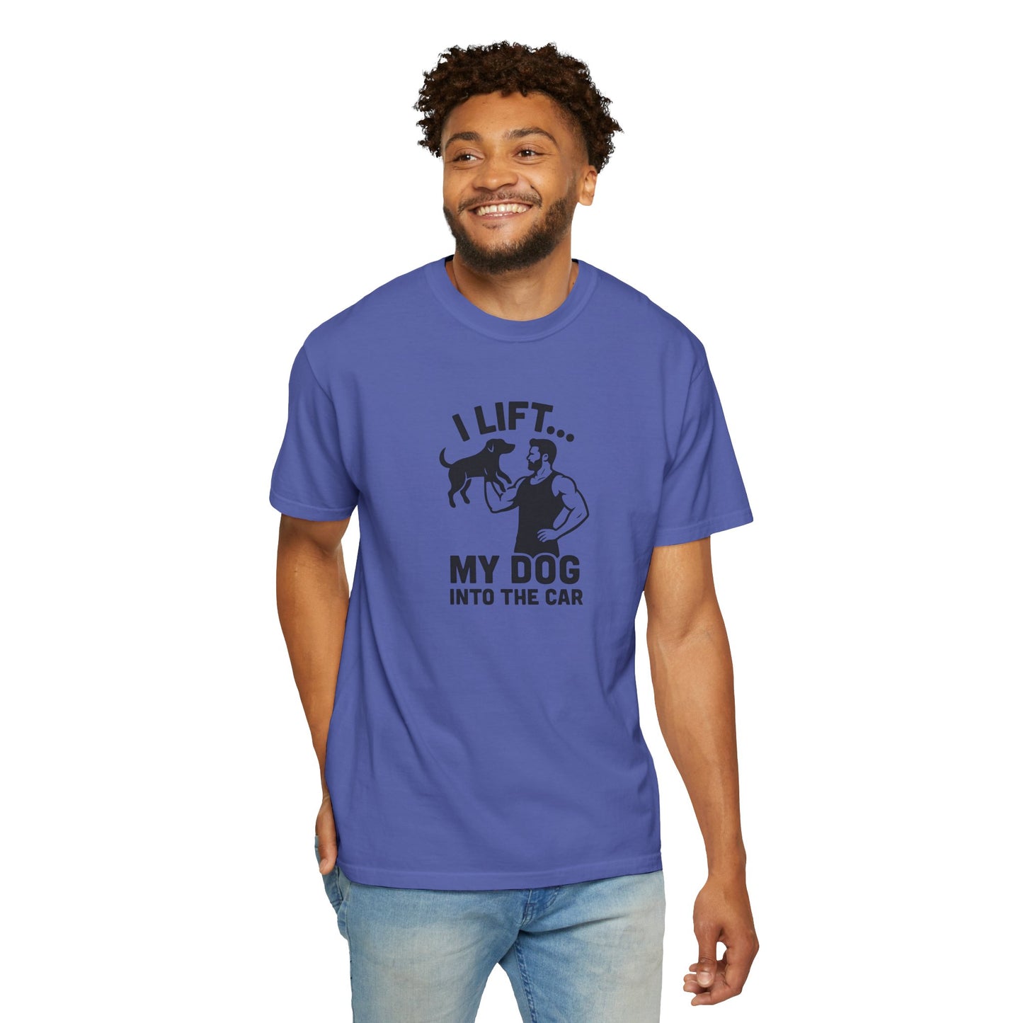I Lift... Dog Dad T-Shirt