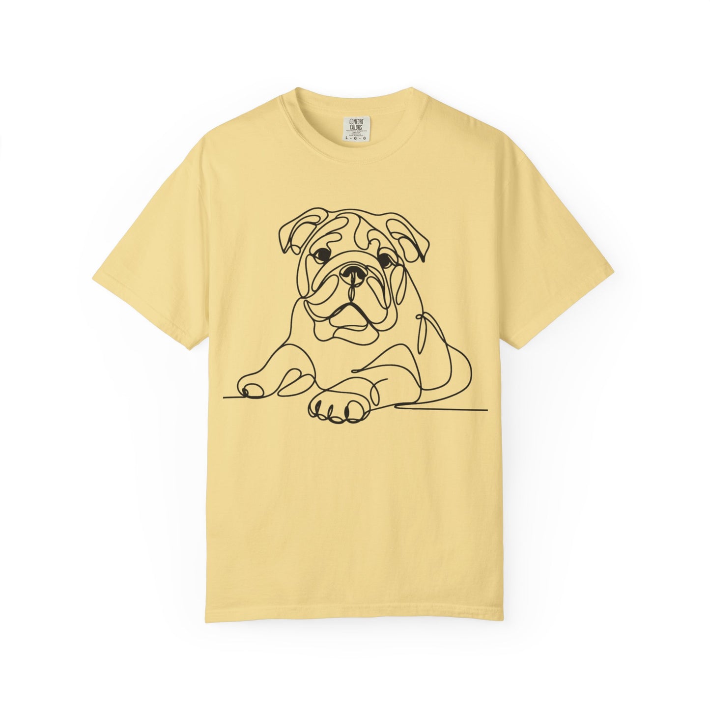 Bulldog Line Art Unisex T-Shirt - Perfect for Dog Lovers & Casual Days