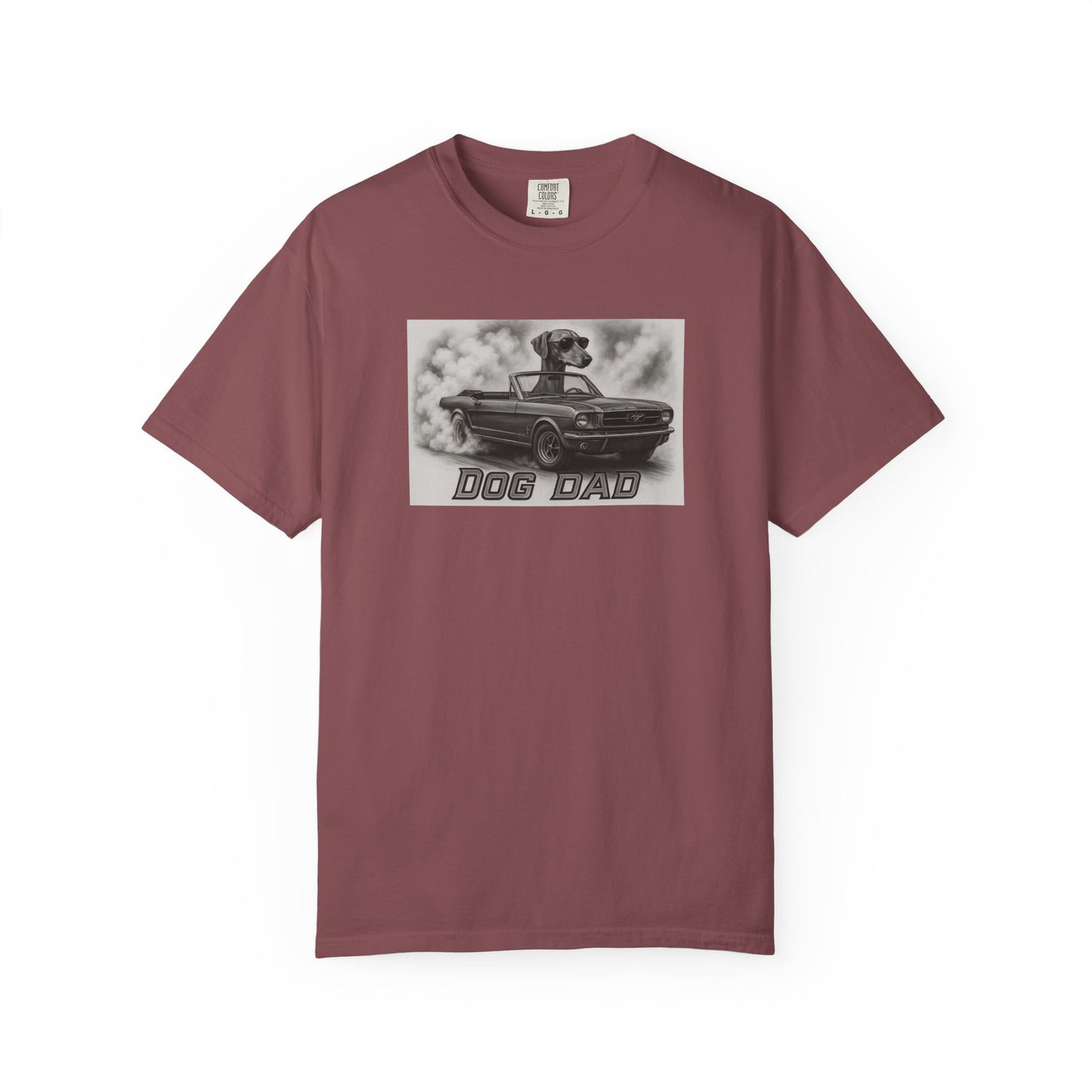 Dog Dad - Azawakh - Cool Dogs in Cool Cars T-Shirt Collection | Funny Dog Lover Apparel for Men