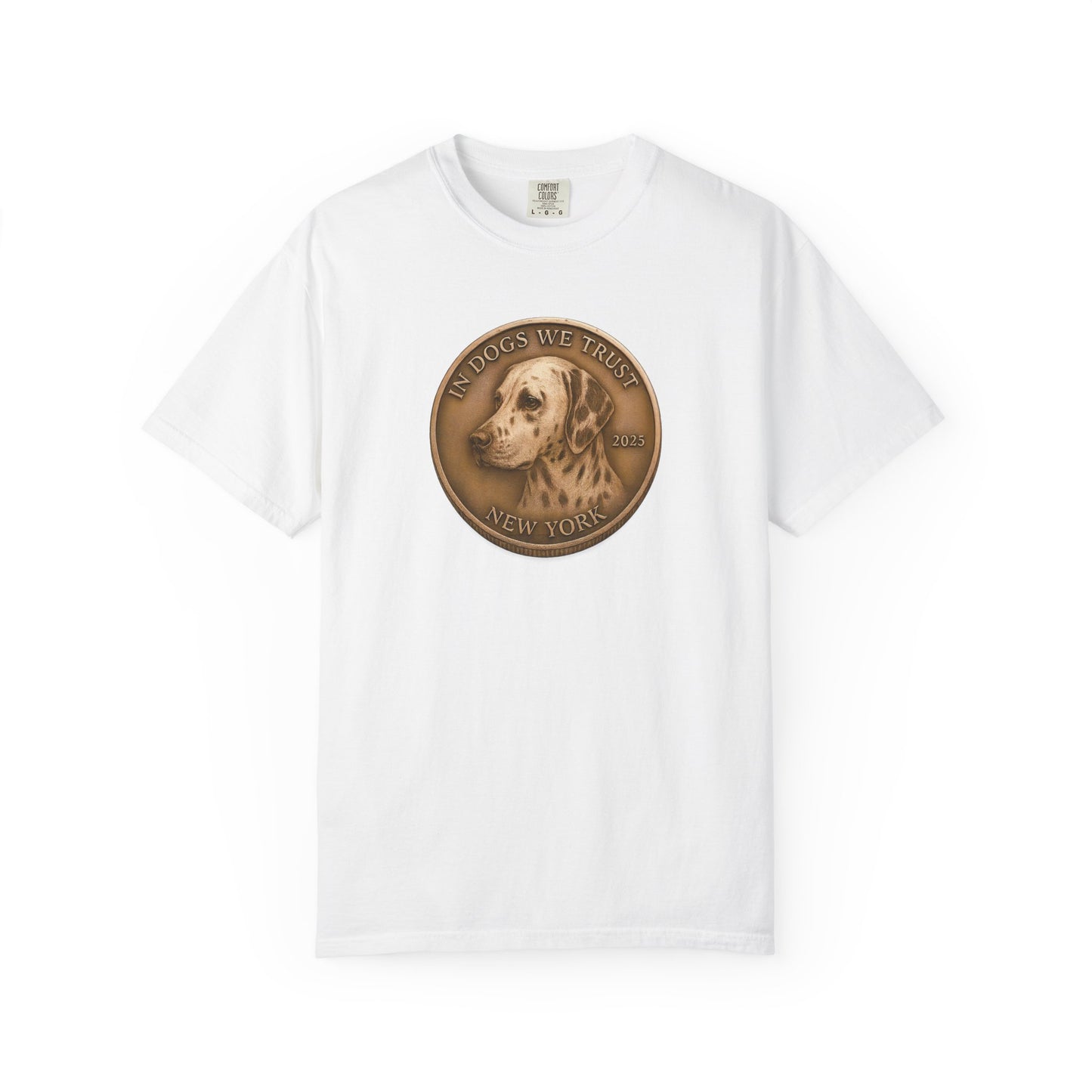 New York State Coin T-Shirt Collection - Proud Dog Breed Illustrations
