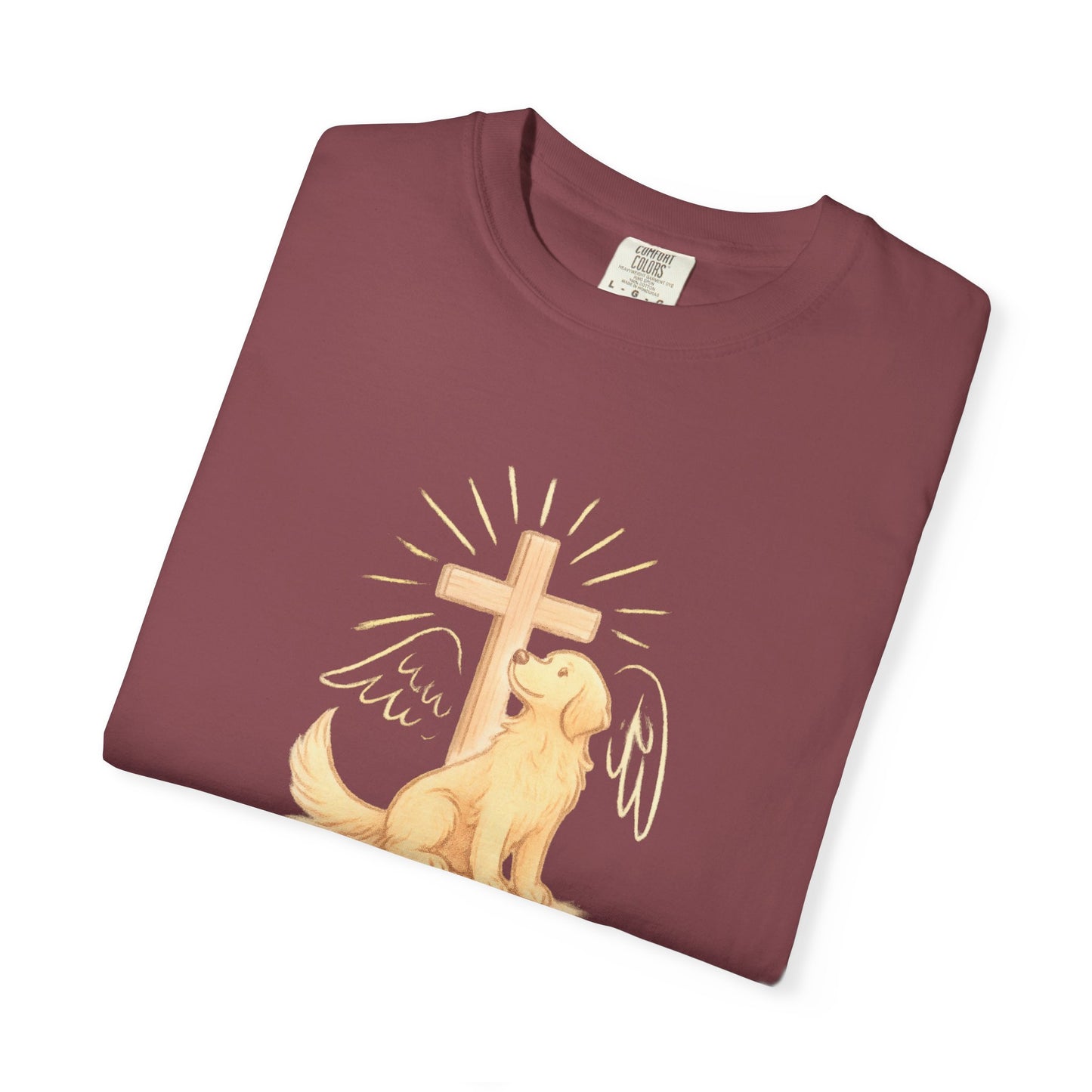 Dog-Inspired Faith T-Shirt, Unisex T-Shirt, Christian Apparel, Pet Lover Gift, Casual Wear, Memorial Shirt