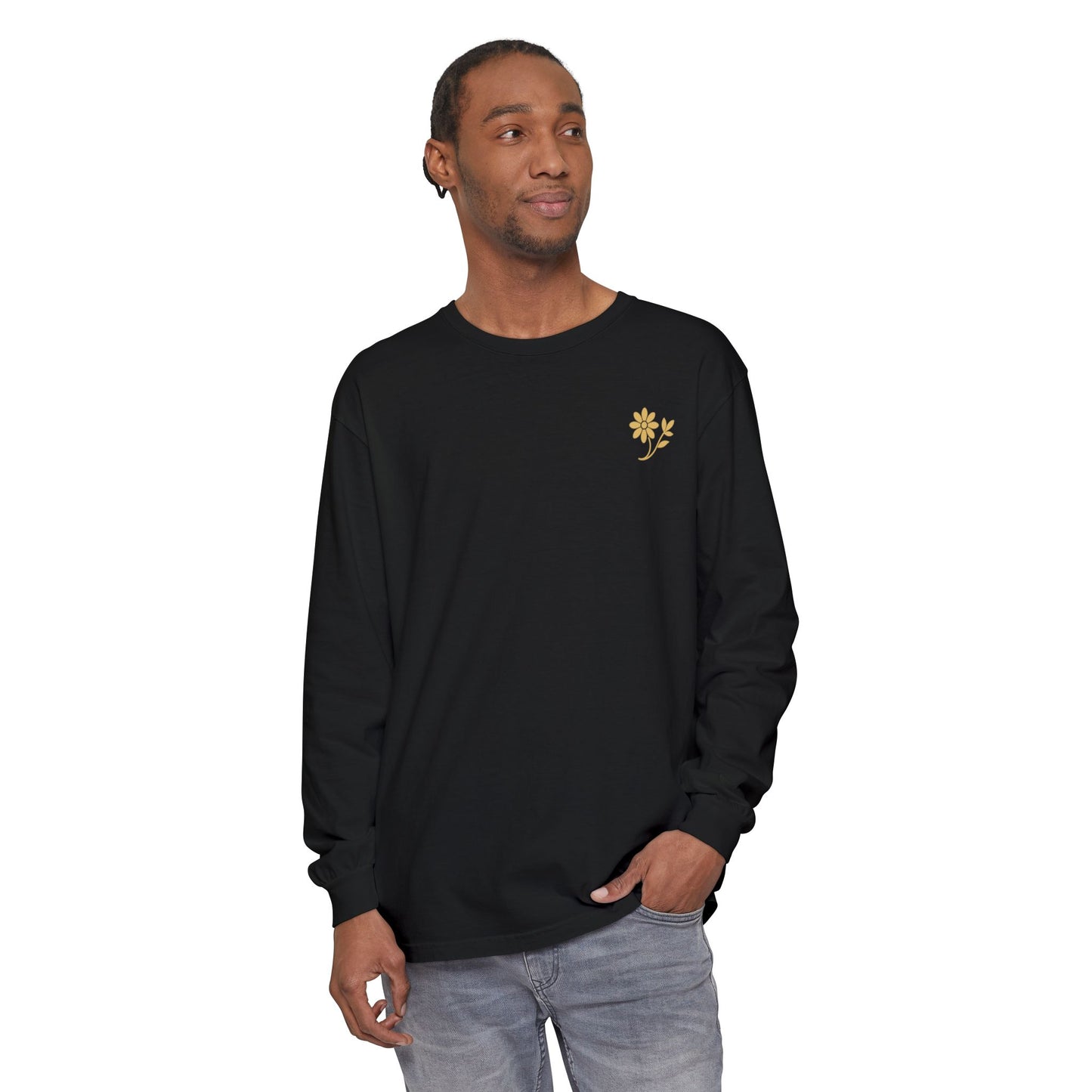Grace Floral Long Sleeve T-Shirt - Nature-Inspired Design