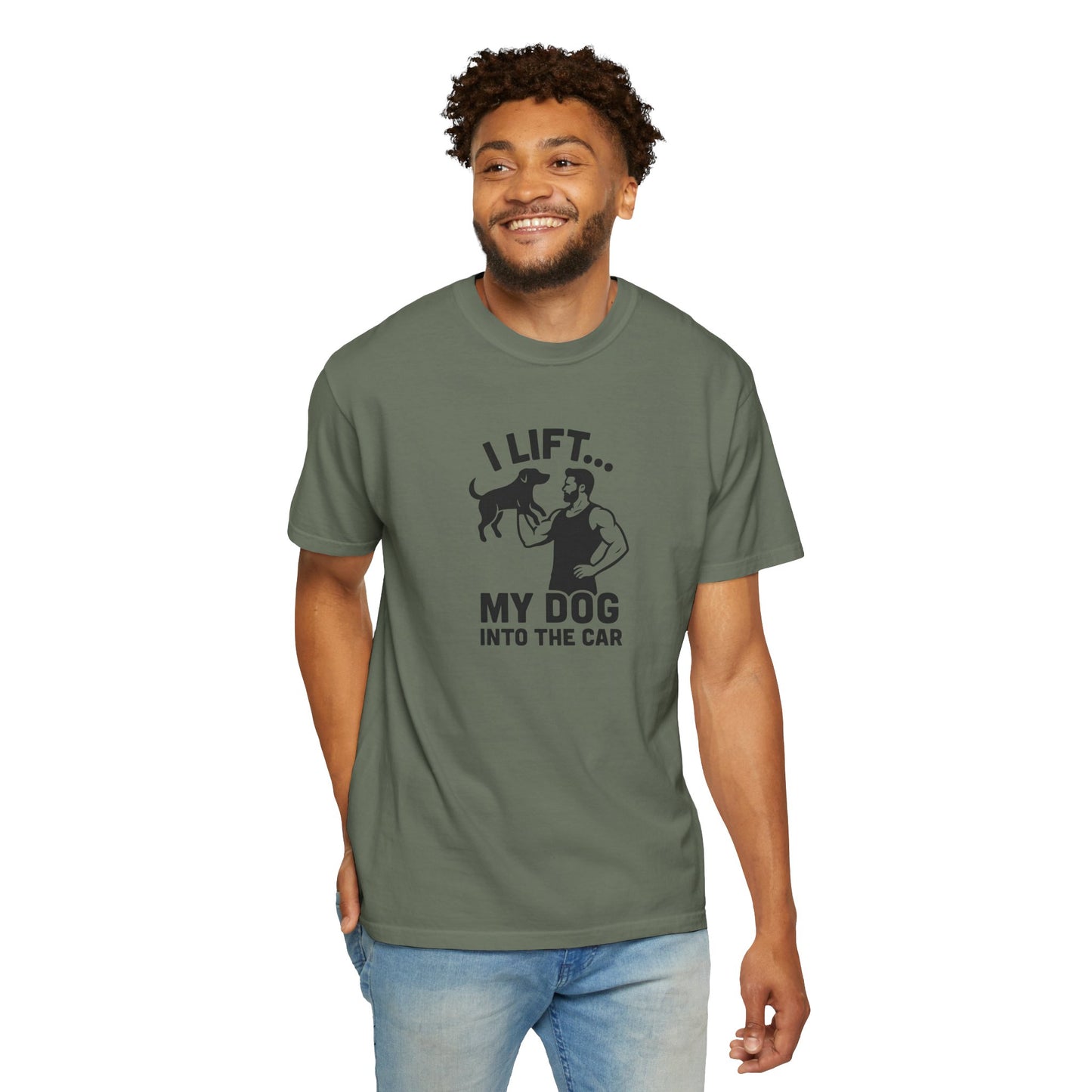 I Lift... Dog Dad T-Shirt