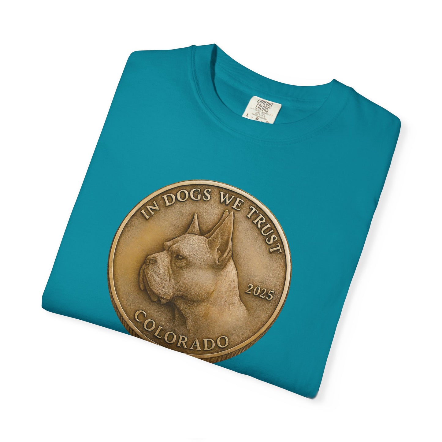 Colorado State Coin T-Shirt Collection - Proud Dog Breed Illustrations