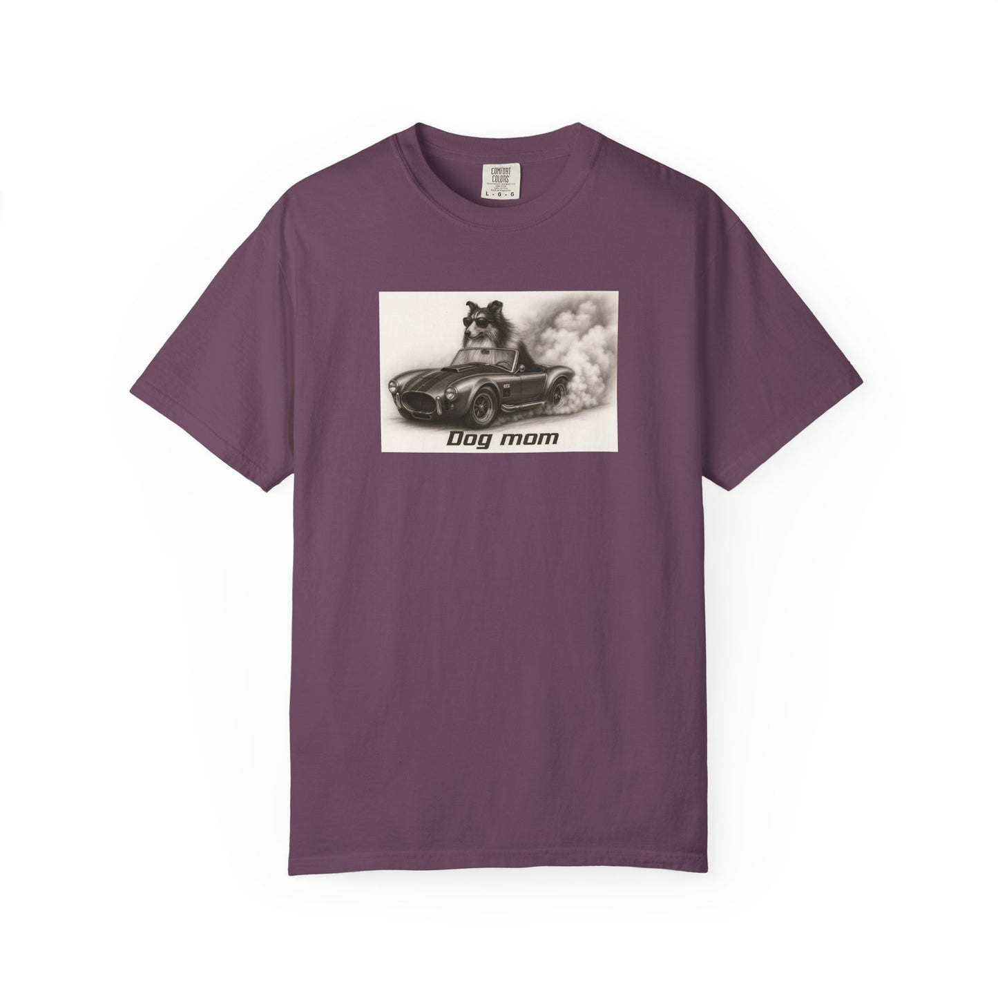 Dog Mom - Collie - “Cool Dogs in Cool Cars” T-Shirt Collection