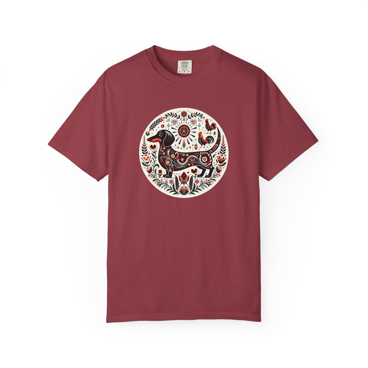 Artistic Folk Animal Print T-Shirt