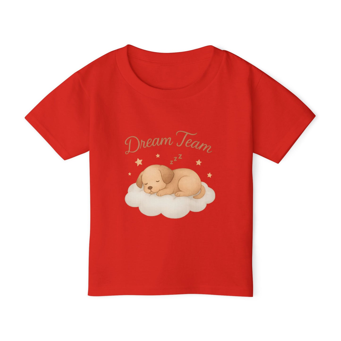 Dream Team Toddler T-Shirt, Cute Kids Tee, Baby Gift, Playtime Outfit, Dog Lovers Shirt, Nursery Decor