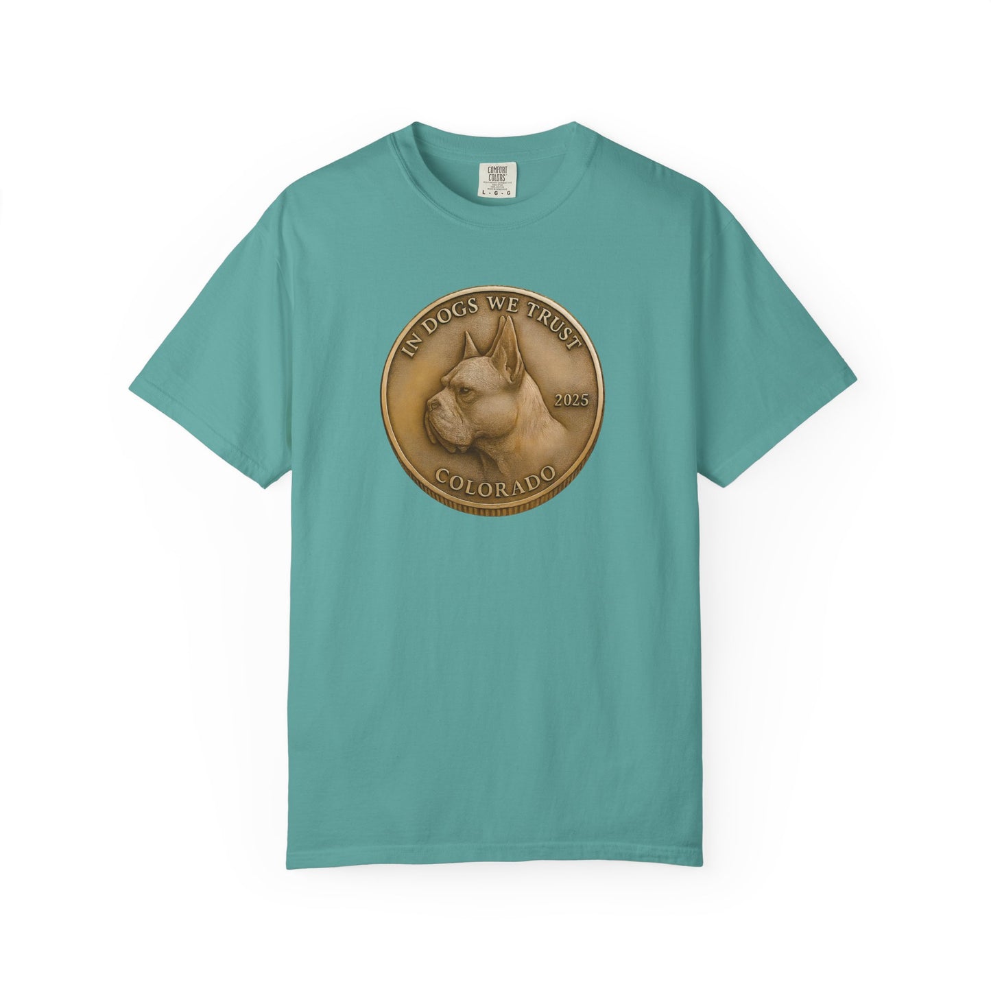 Colorado State Coin T-Shirt Collection - Proud Dog Breed Illustrations