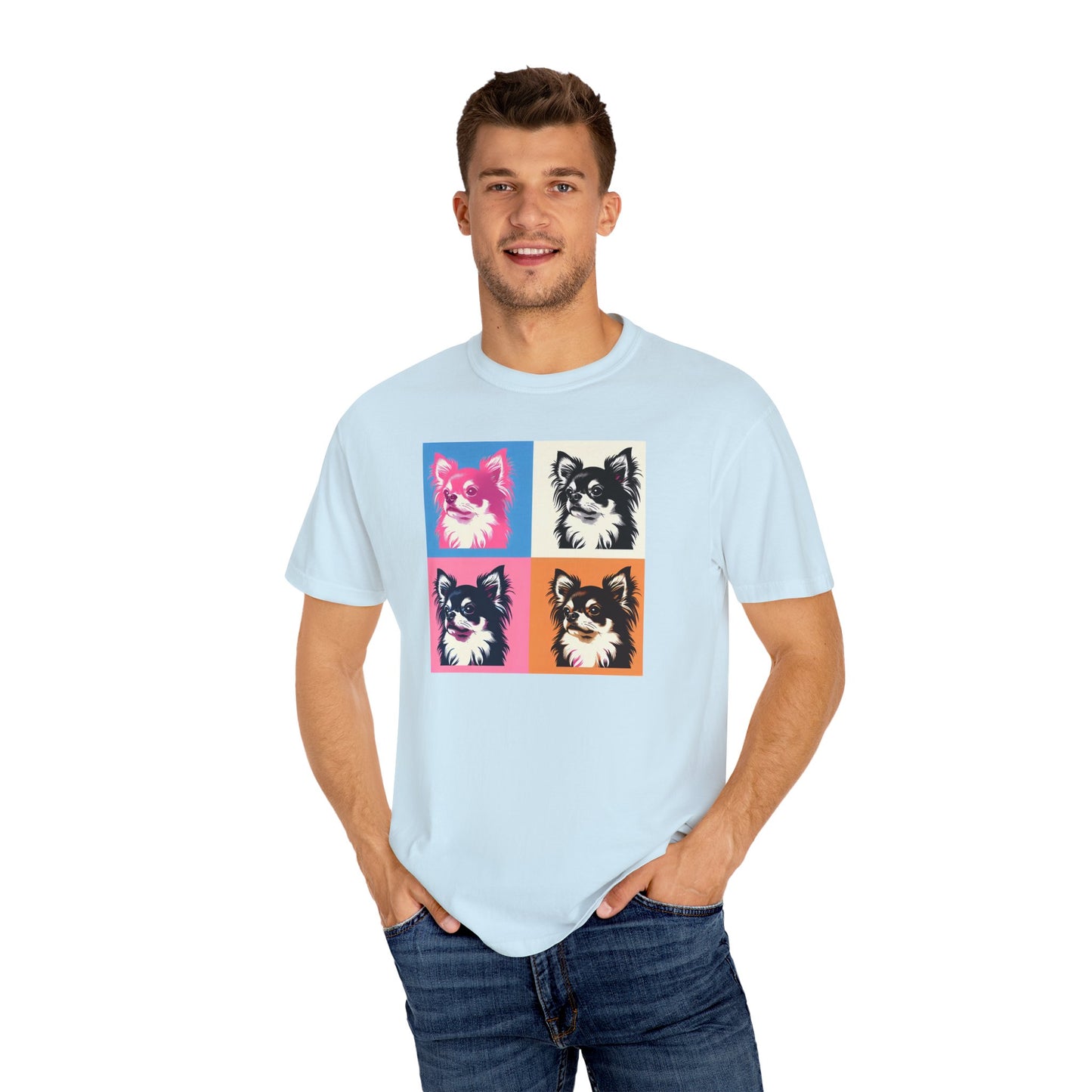 Colorful Chihuahua Unisex T-Shirt - Fun & Playful Pet Lover Gift