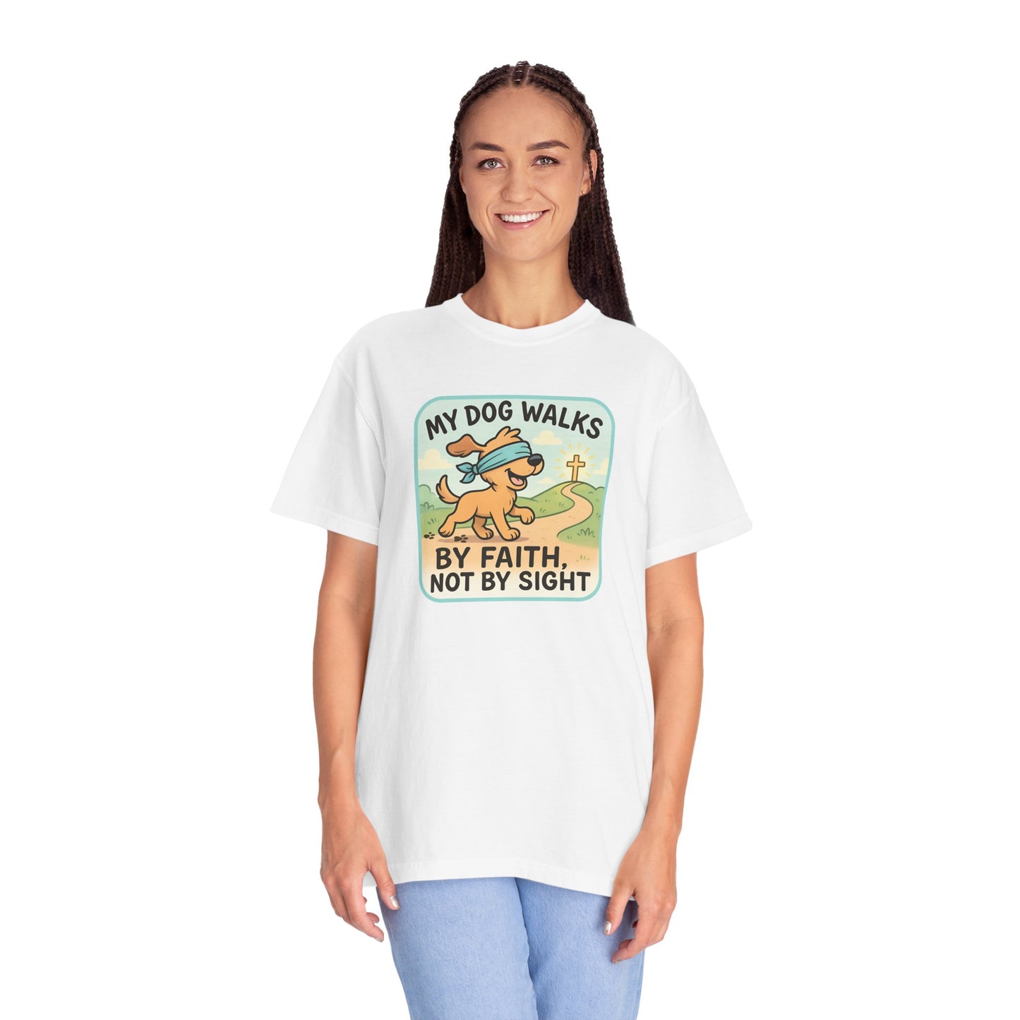 Faith-Inspired Dog Lover T-Shirt, Pet Owner Gifts, Cute Dog Apparel, Faith and Pets Merchandise, Casual Summer Wear