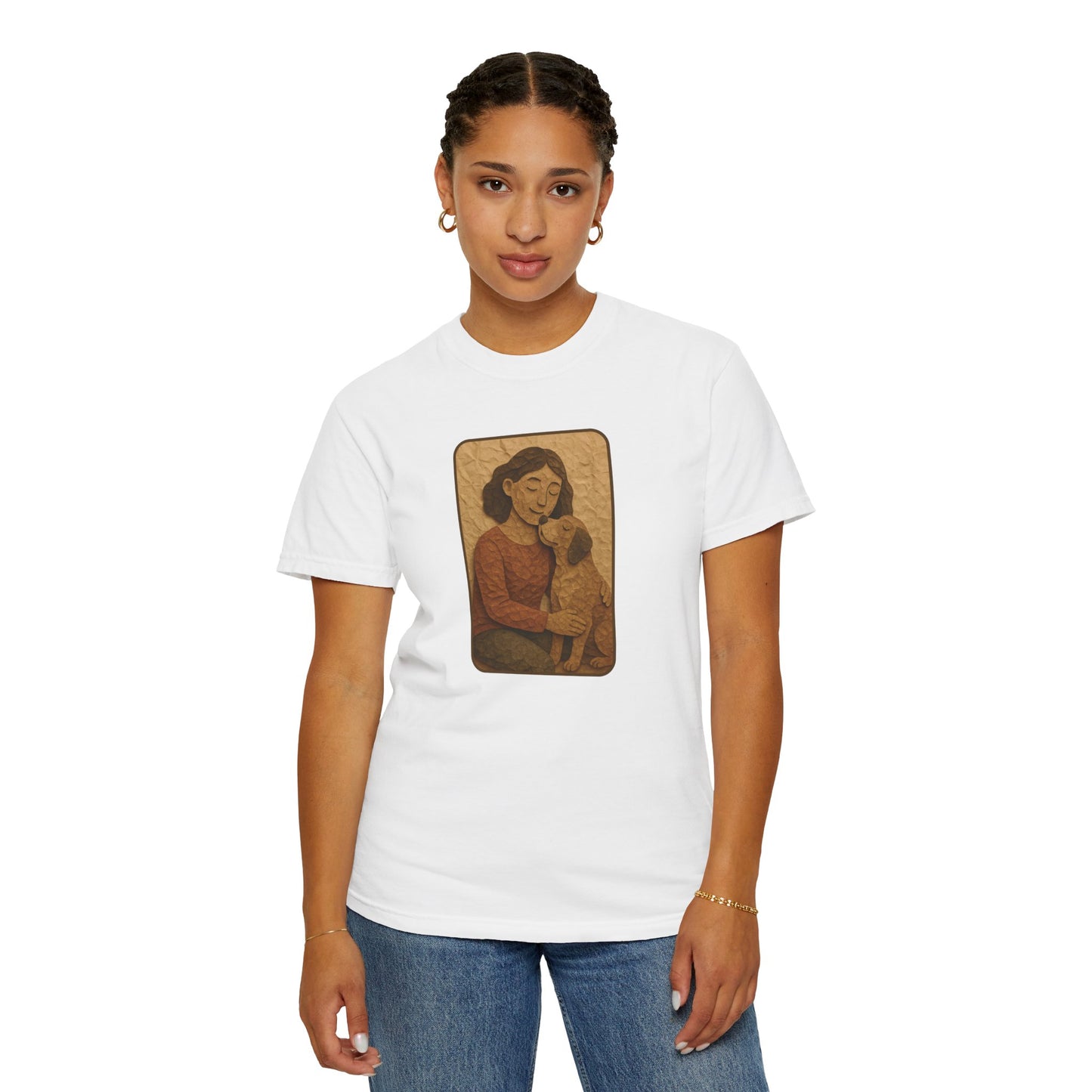 Dog Mom T-shirt - Unisex Garment-Dyed Tee for Pet Lovers
