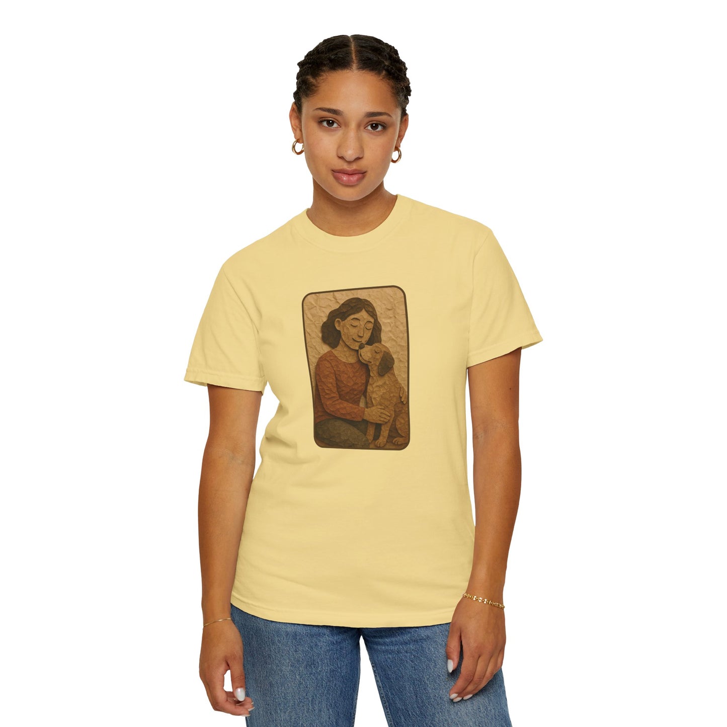 Dog Mom T-shirt - Unisex Garment-Dyed Tee for Pet Lovers
