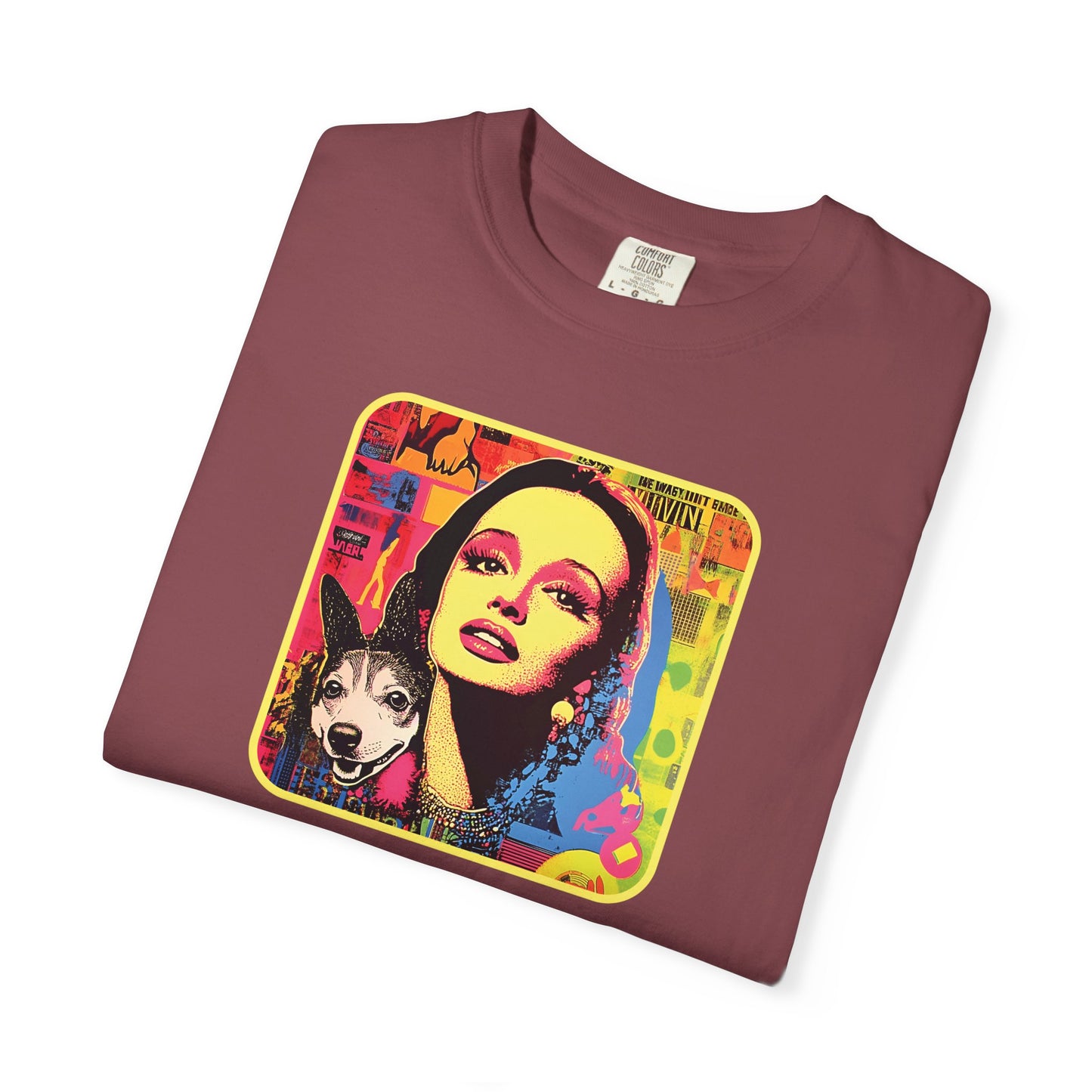 Pop Art Mom and Dog T-Shirt