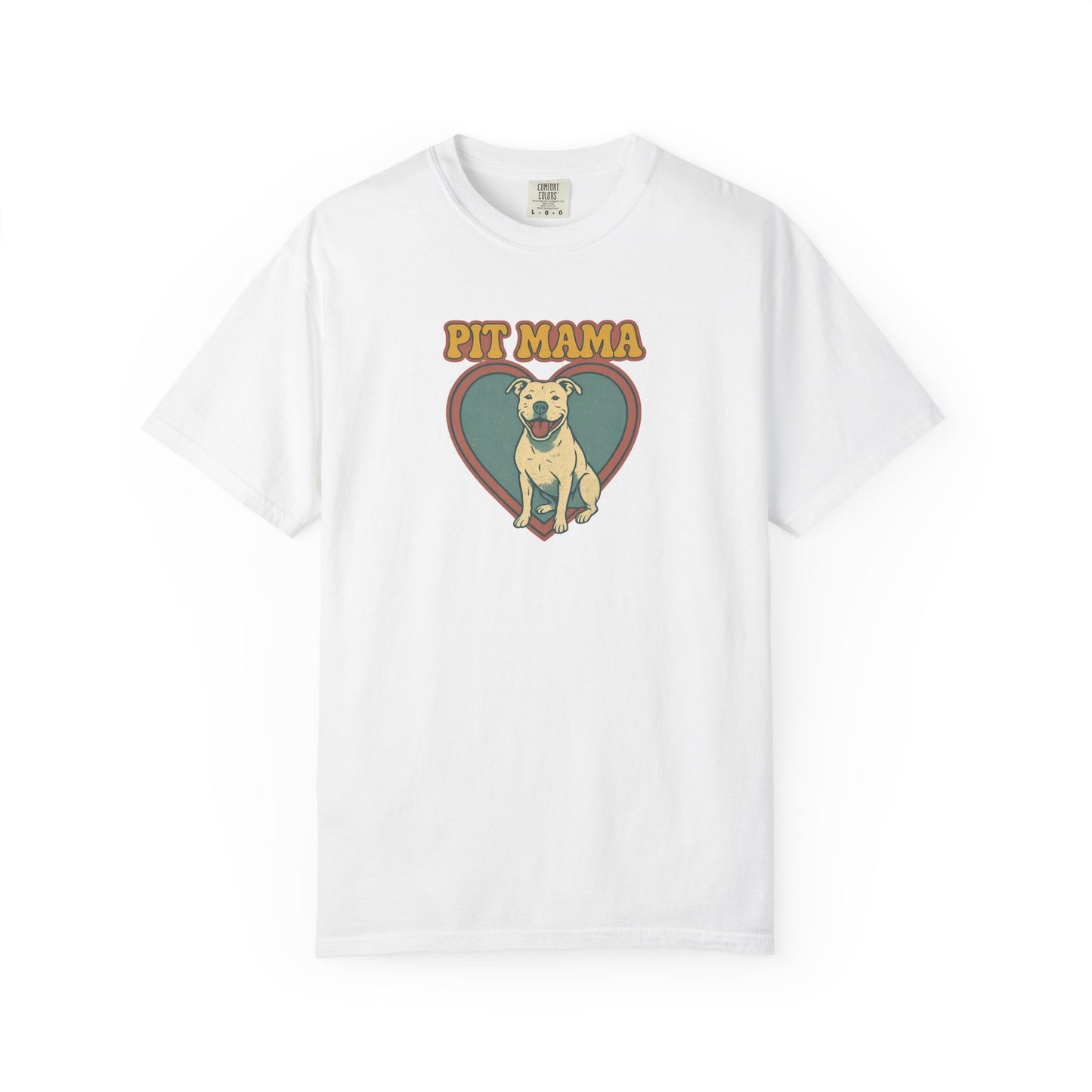 Pit Mama Unisex T-Shirt - Perfect Gift for Dog Lovers, Pet Owners, Animal Rescue Advocates, Dog Mom Apparel