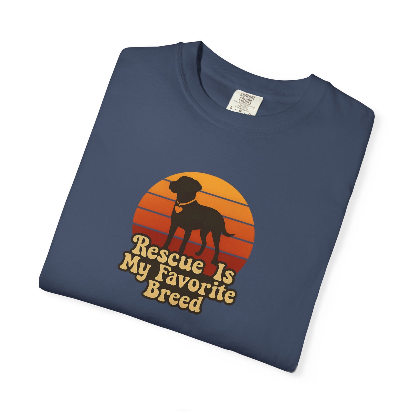 Rescue Dog Lover T-Shirt, Unisex Garment-Dyed Tee, Pet Adoption Shirt, Animal Rescue Apparel, Gift for Dog Owners, Animal Lover Gift
