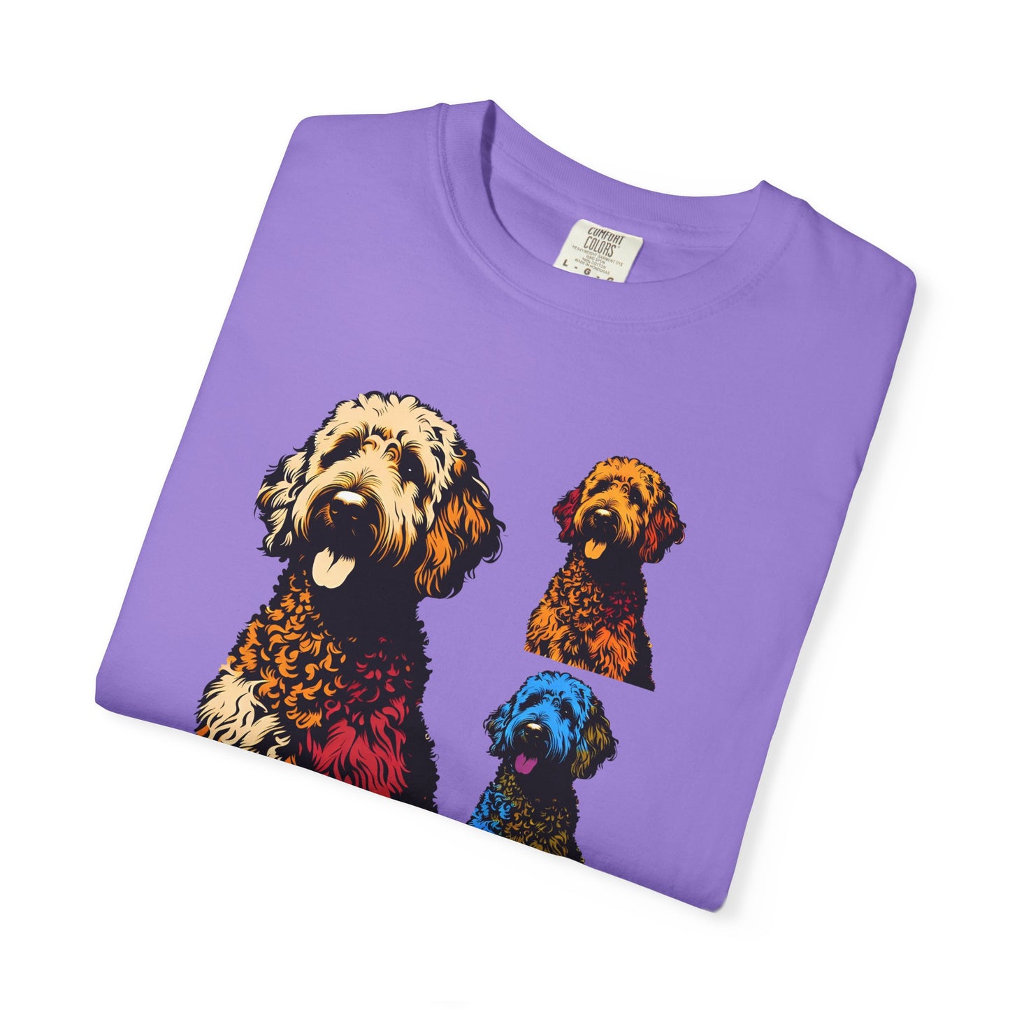 Labradoodle Love Tee – Color Splash Edition