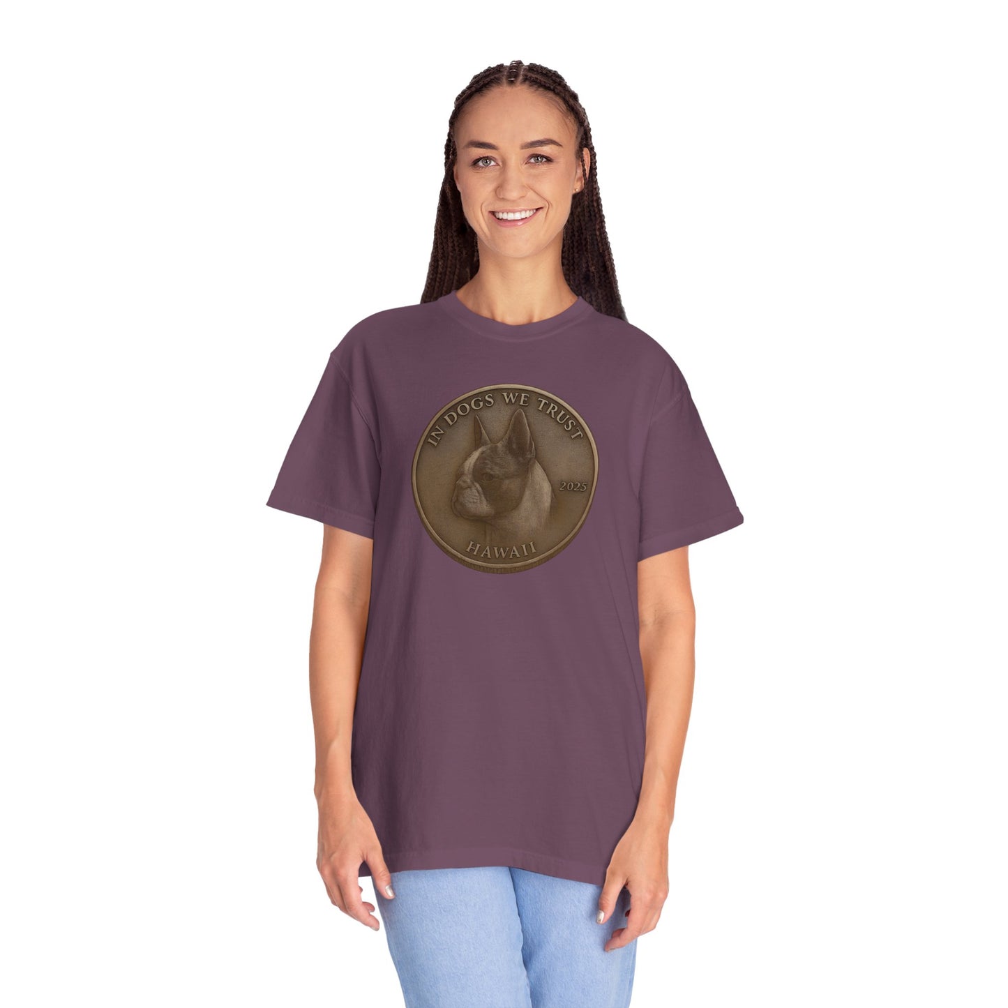 Hawaii State Coin T-Shirt Collection - Proud Dog Breed Illustrations