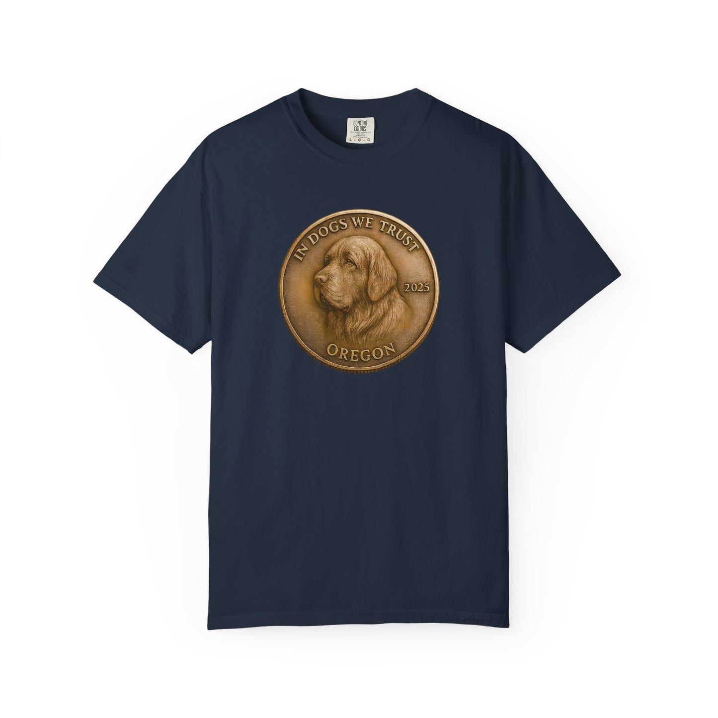 Oregon State Coin T-Shirt Collection - Proud Dog Breed Illustrations