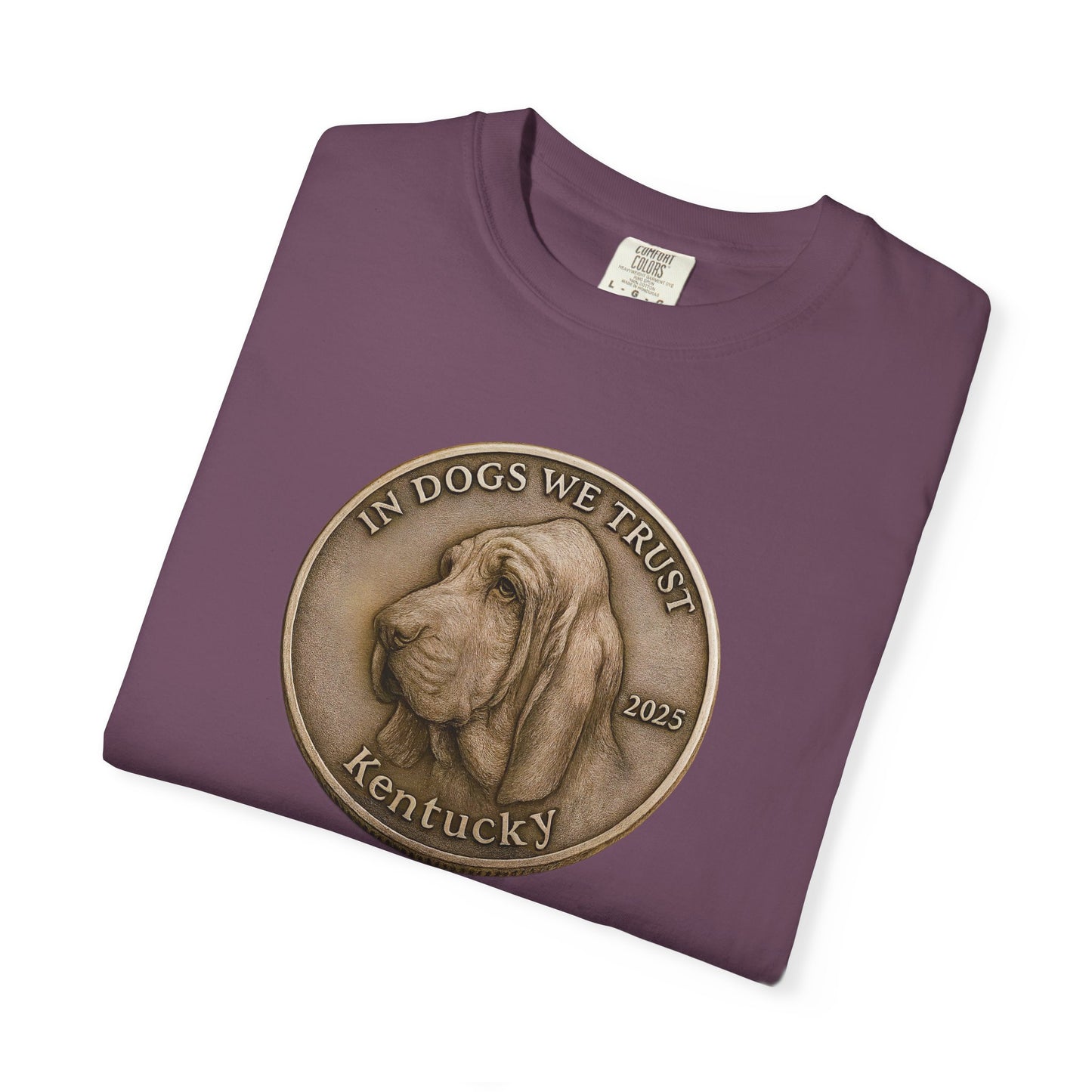 Kentucky State Coin T-Shirt Collection - Proud Dog Breed Illustrations