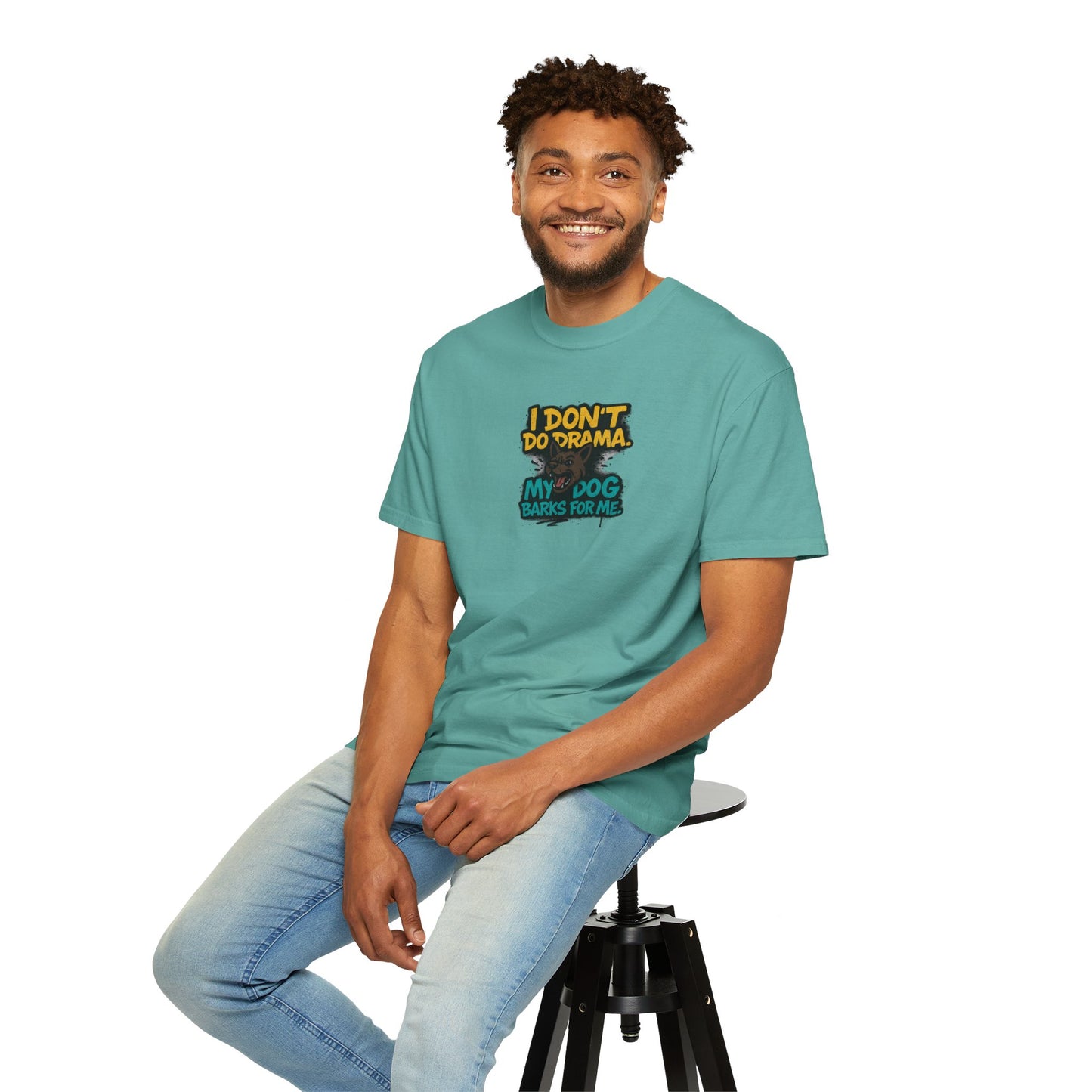 I Don't Do Drama Dog Dad T-Shirt