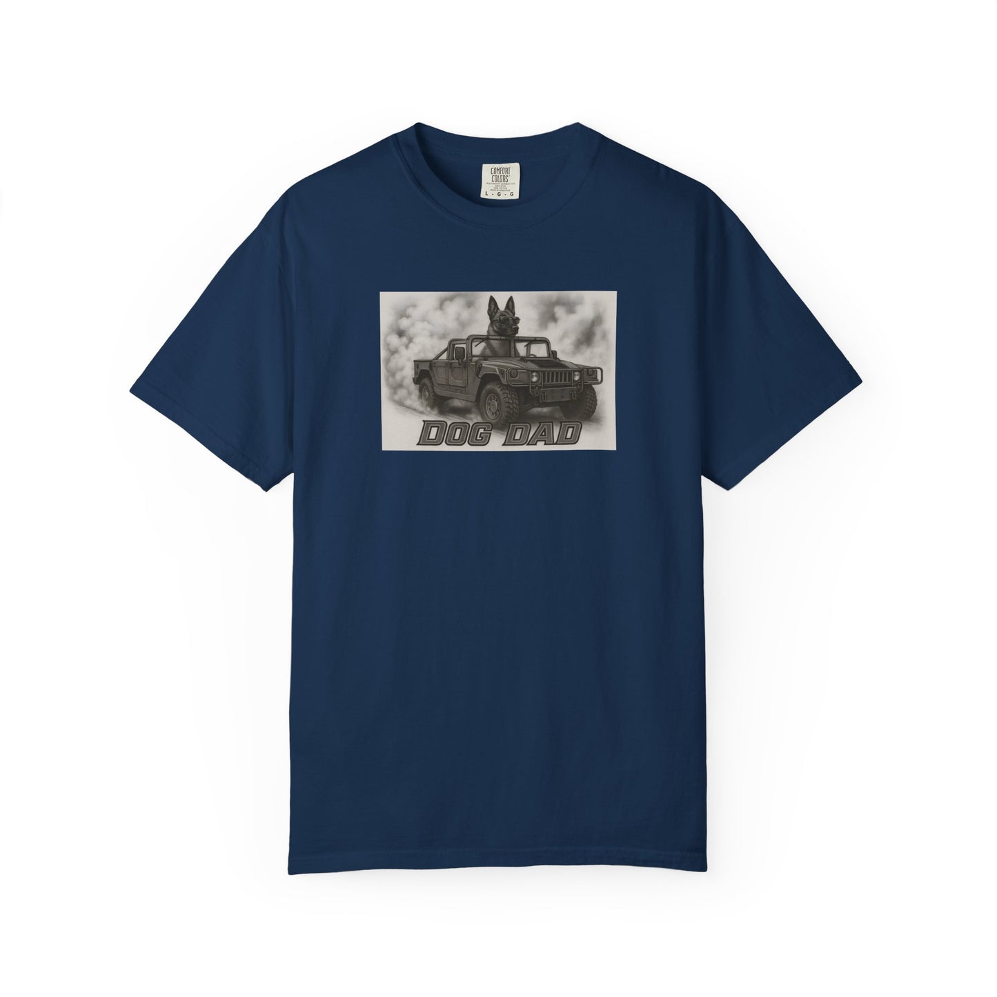 Dog Dad - Belgium Malinois - Cool Dogs in Cool Cars T-Shirt Collection