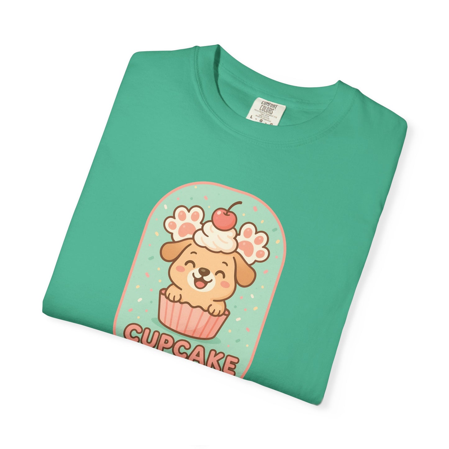 Cute Dog Cupcake Pawty Unisex T-shirt, Perfect for Animal Lovers, Pet Birthdays, Gifts, Casual Wear, Fun Gatherings, Dog Celebrations