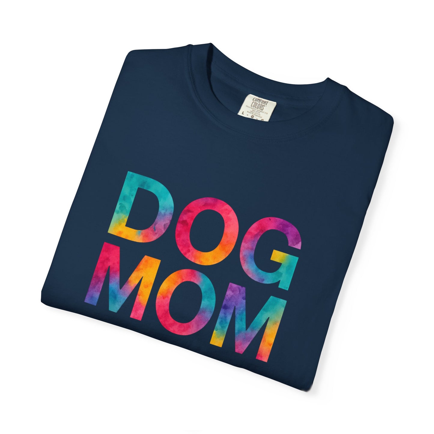 Colorful Dog Mom T-Shirt, Cute Pet Lover Tee, Perfect Gift for Dog Owners, Casual Wear, Animal Lovers Apparel