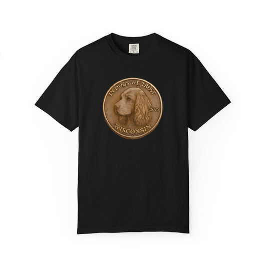 Wisconsin State Coin T-Shirt Collection - Proud Dog Breed Illustrations