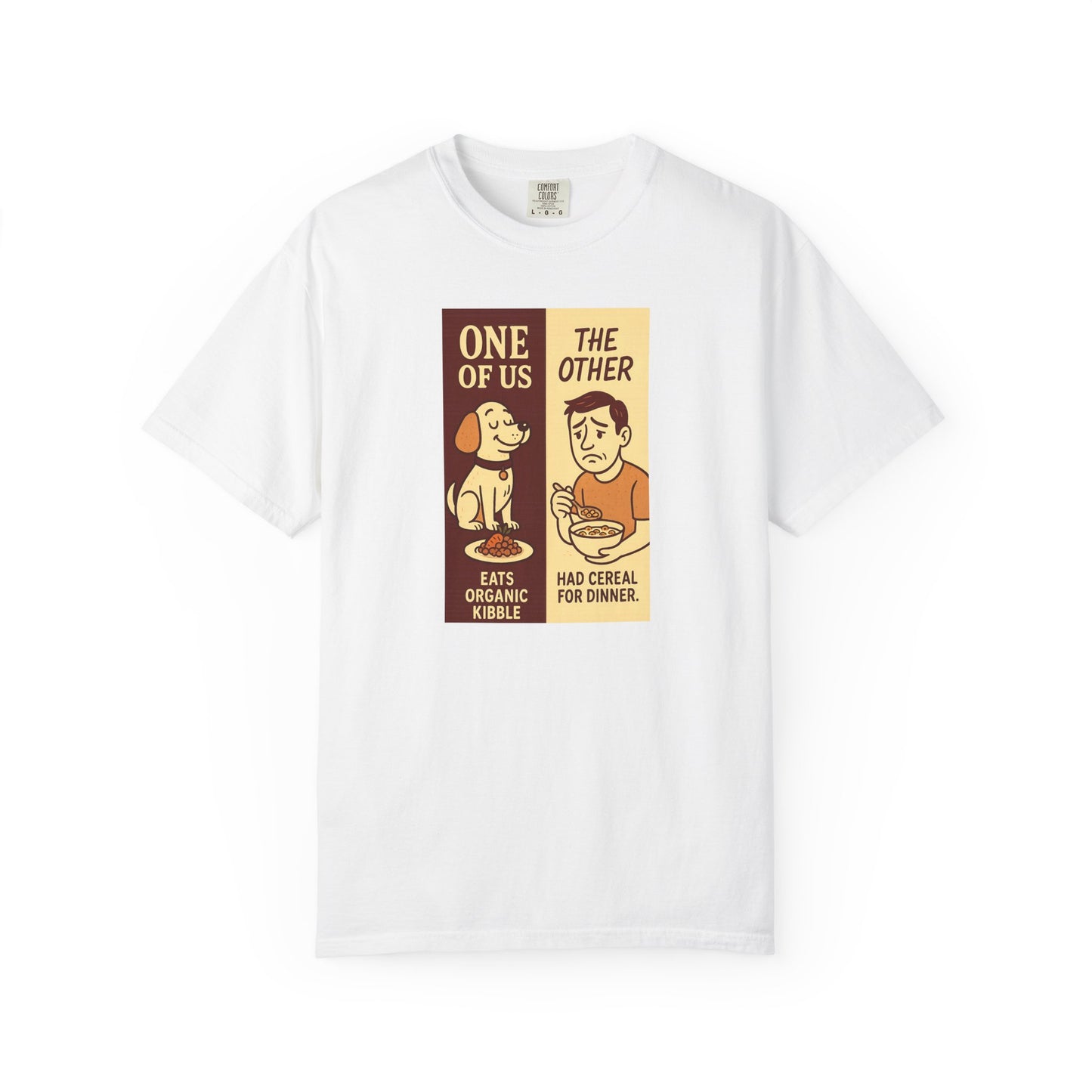Organic Kibble T-Shirt, Funny Pet Lover Tee