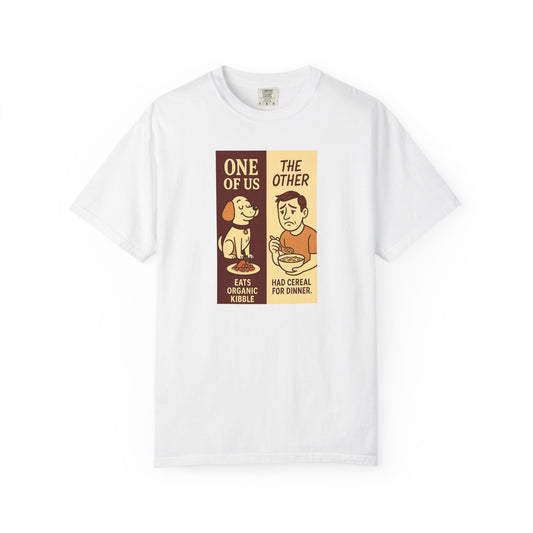 Organic Kibble T-Shirt, Funny Pet Lover Tee