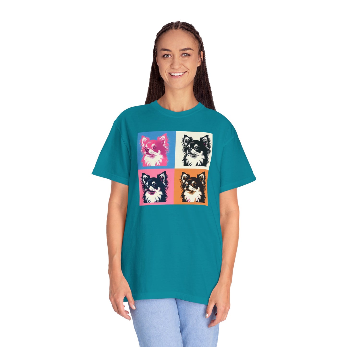 Colorful Chihuahua Unisex T-Shirt - Fun & Playful Pet Lover Gift