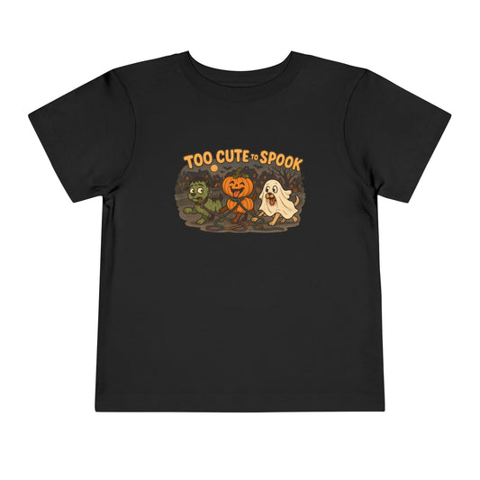 Toddler Halloween Tee - Too Cute to Spook Shirt, Kids Costume Top, Halloween Party Outfit, Pumpkin Shirt, Toddler Fall Shirt