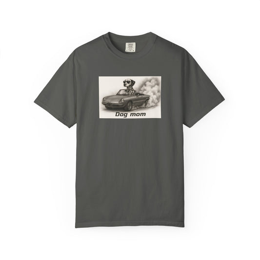 Dog Mom - Dalmatian - “Cool Dogs in Cool Cars” T-Shirt Collection